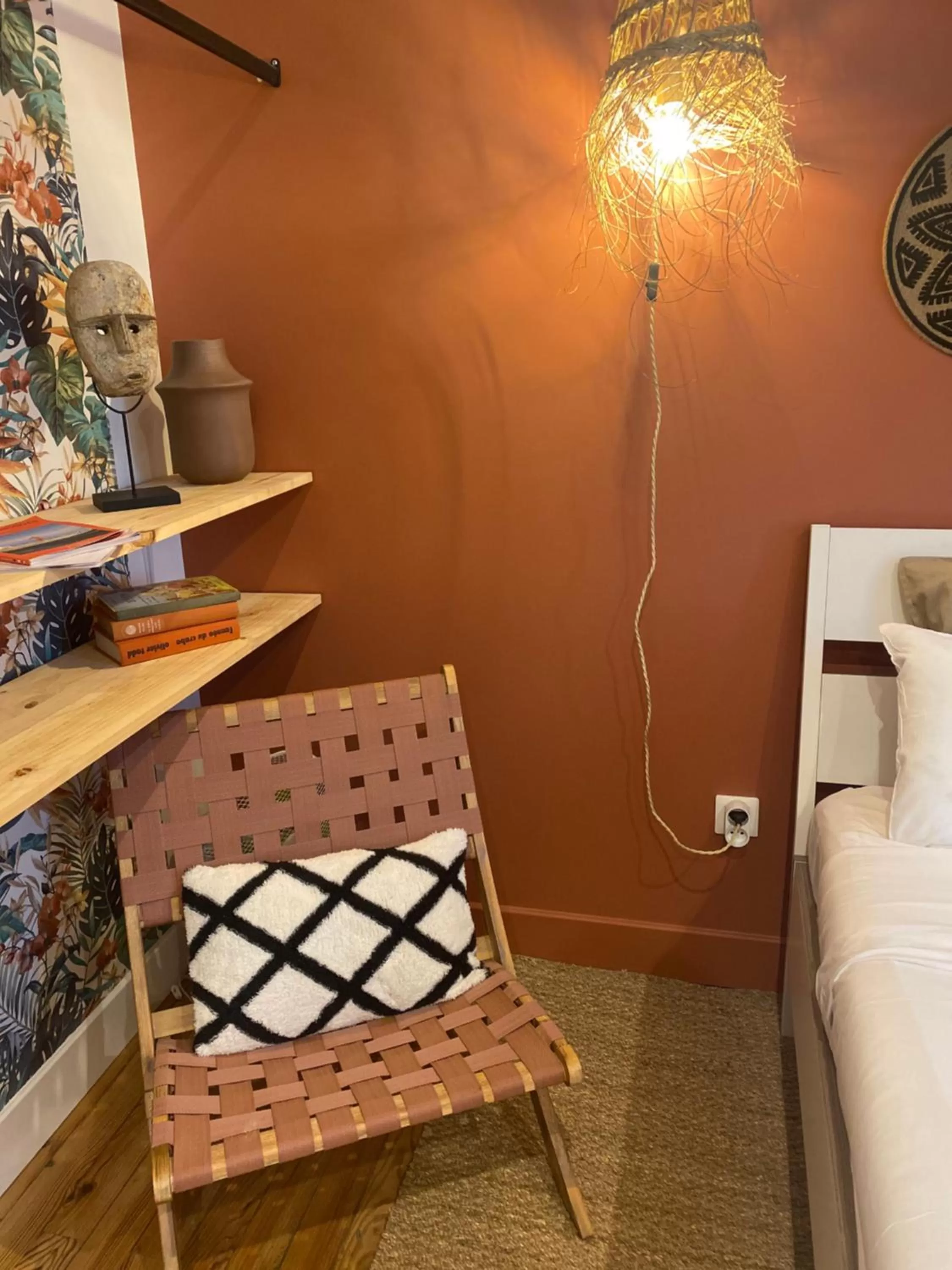 Seating area, Bed in Maison Farol