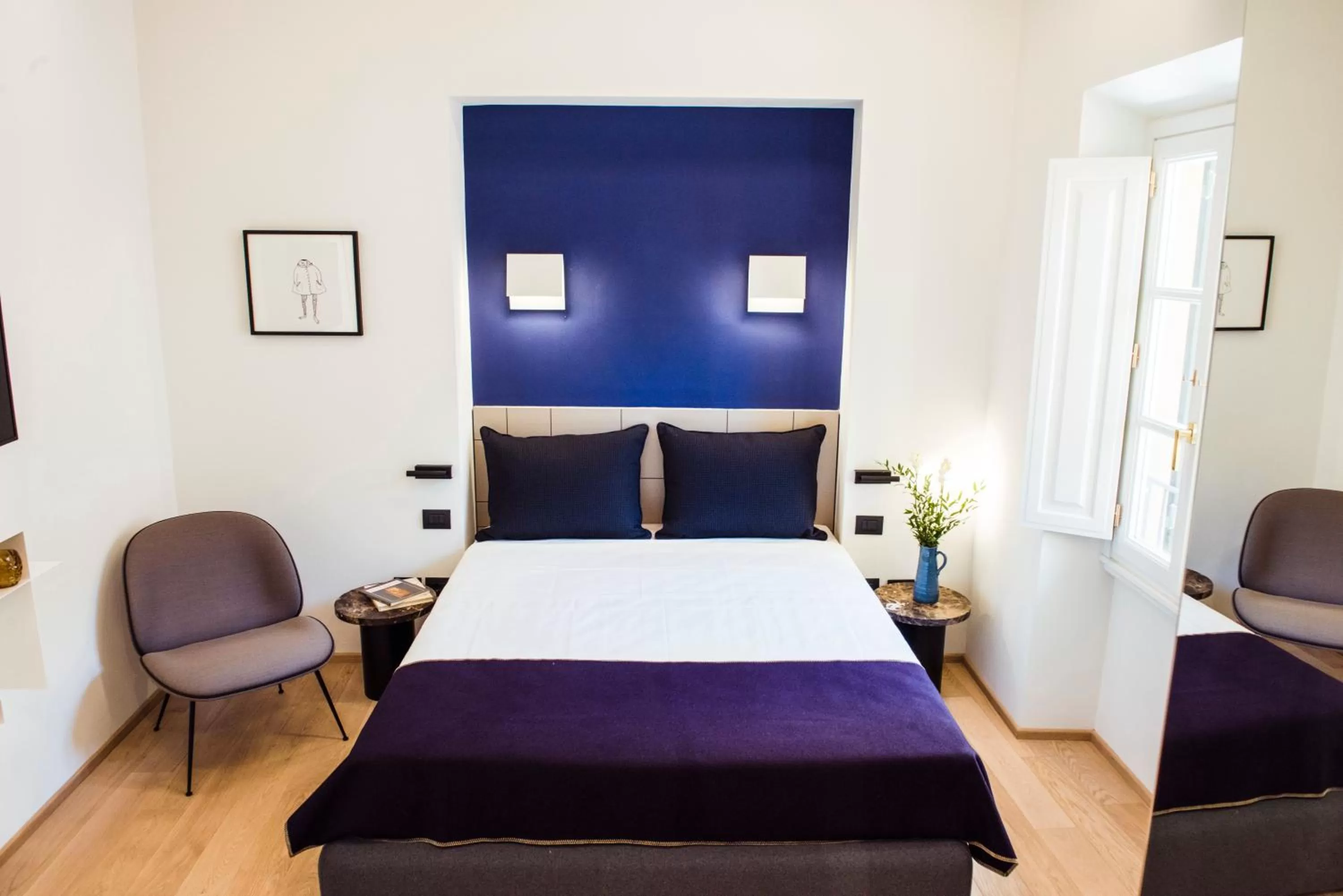 Bedroom, Bed in Hotel Milu Florence