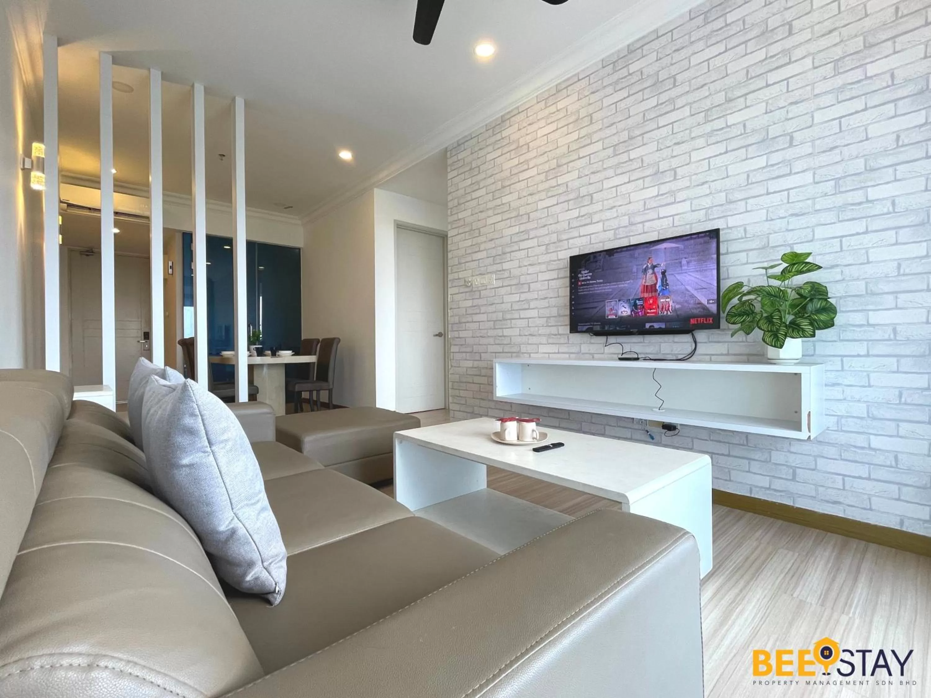 Seating Area in The Wave Suites Melaka by BEESTAY