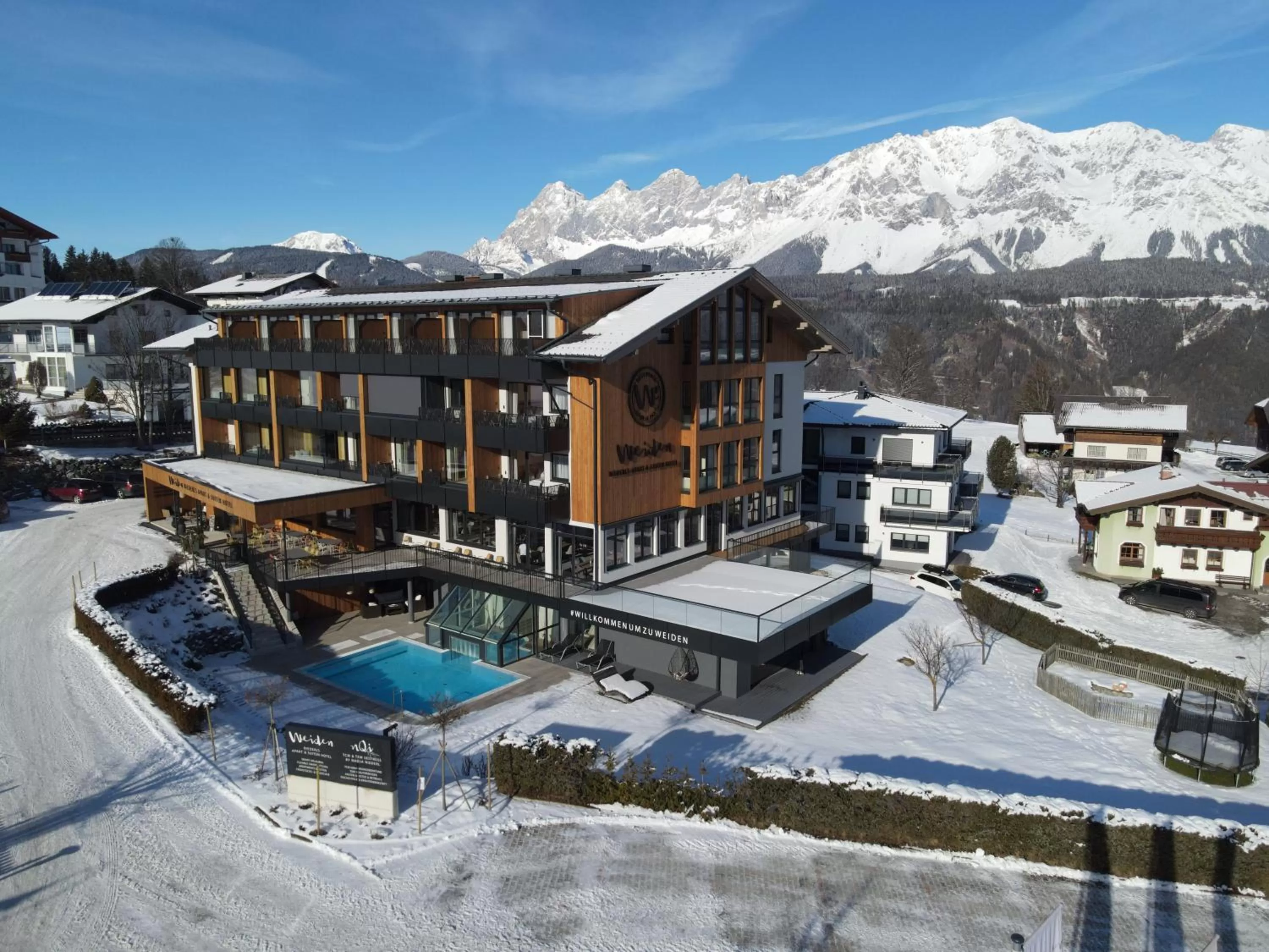 Winter in Apart & Suiten Hotel WEIDEN