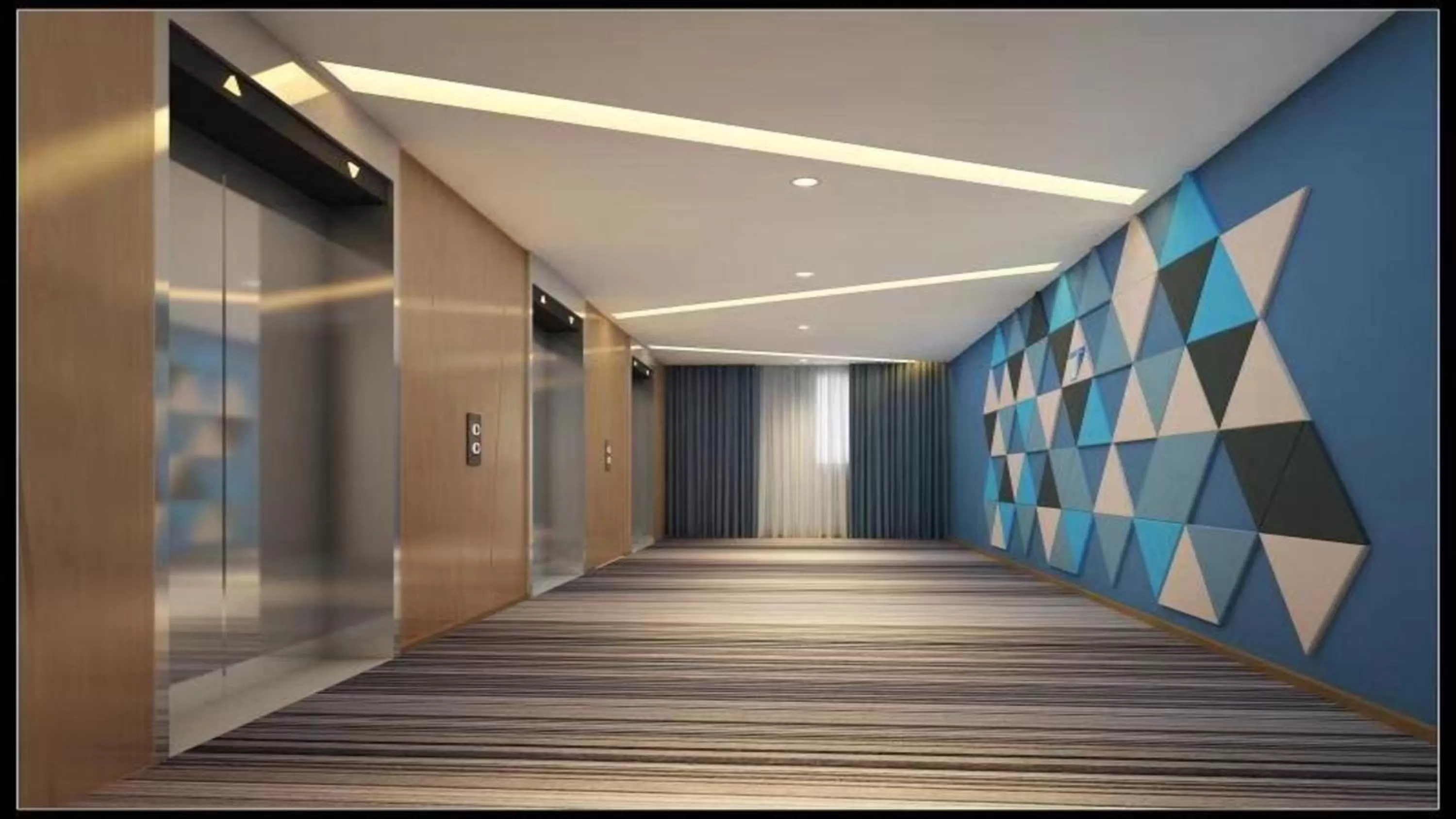Lobby or reception in Holiday Inn Express Qingdao Chengyang Central by IHG