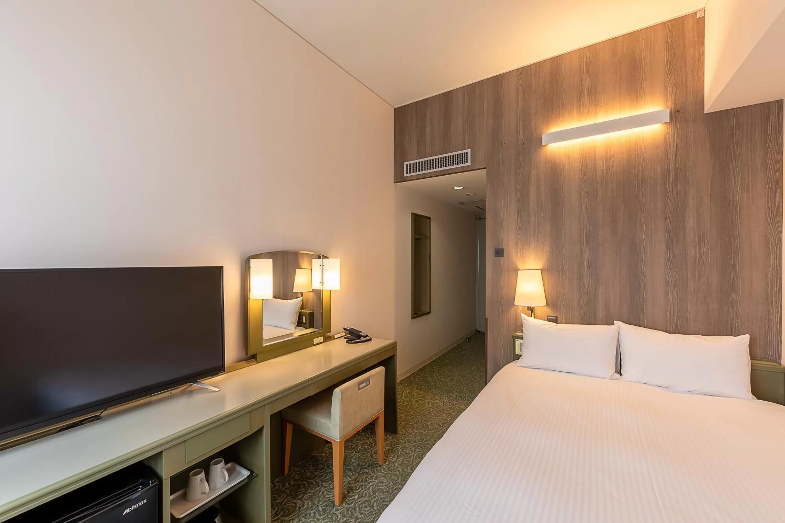 Photo of the whole room, Bed in Court Hotel Asahikawa