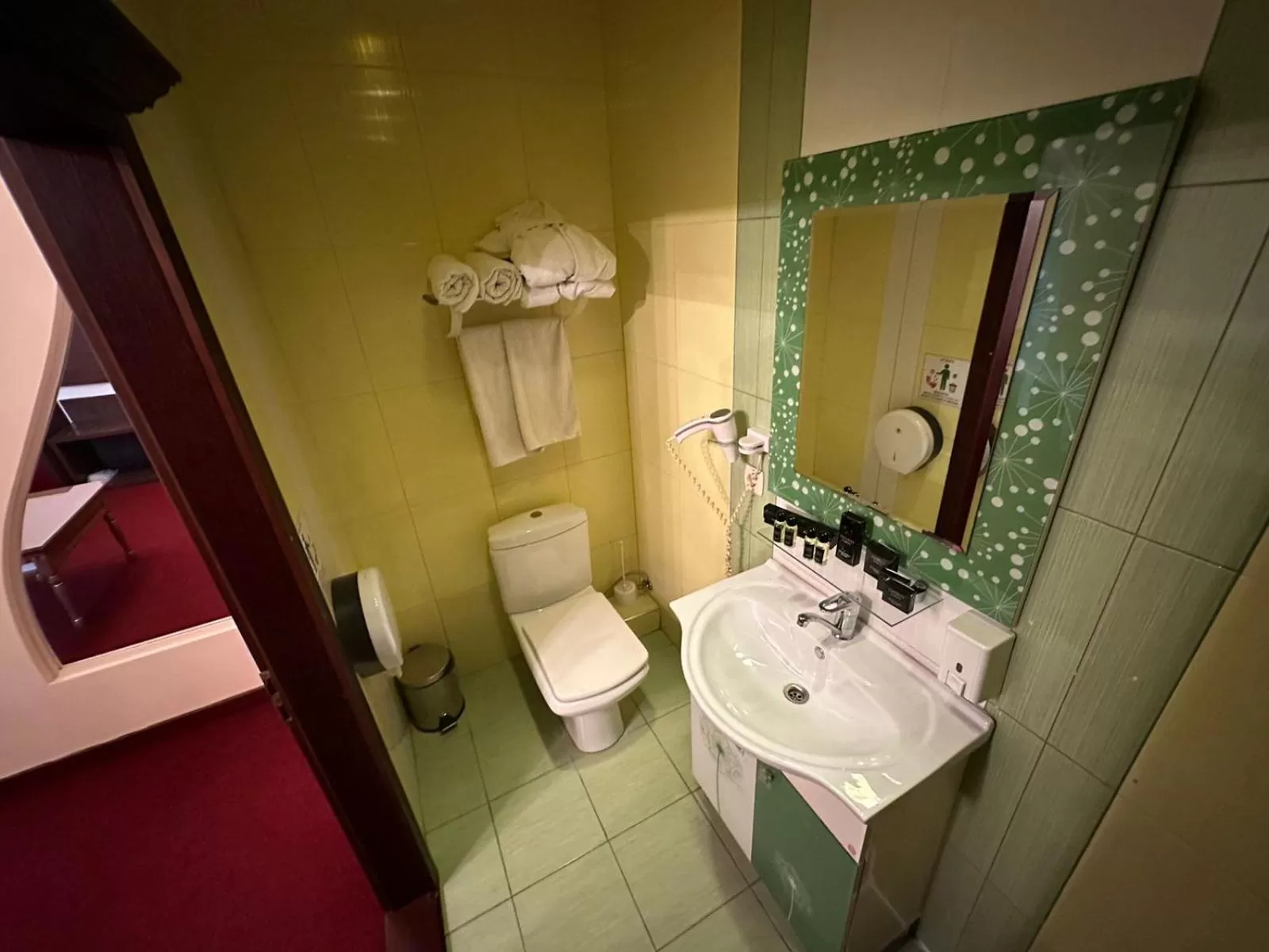 Toilet in Viktoriya Family Hotel Restaurant complex