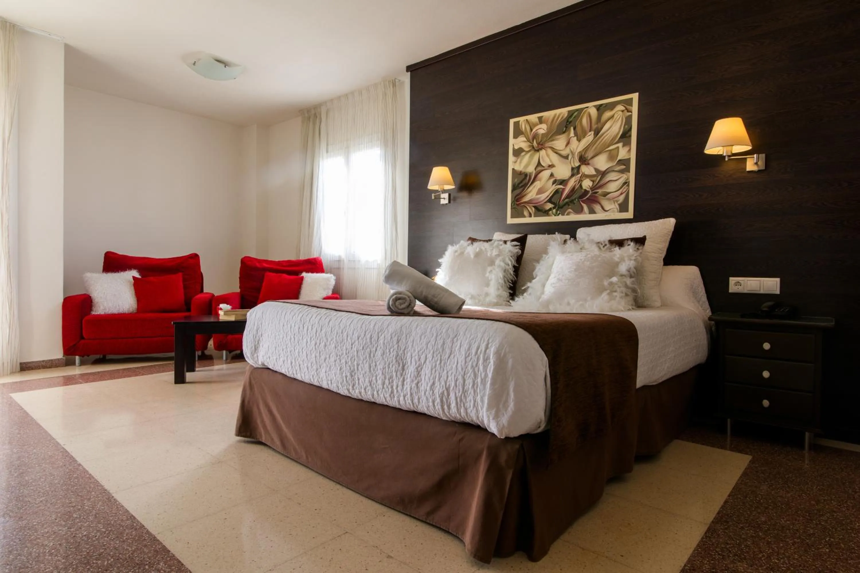 Bed in Hotel Guardamar