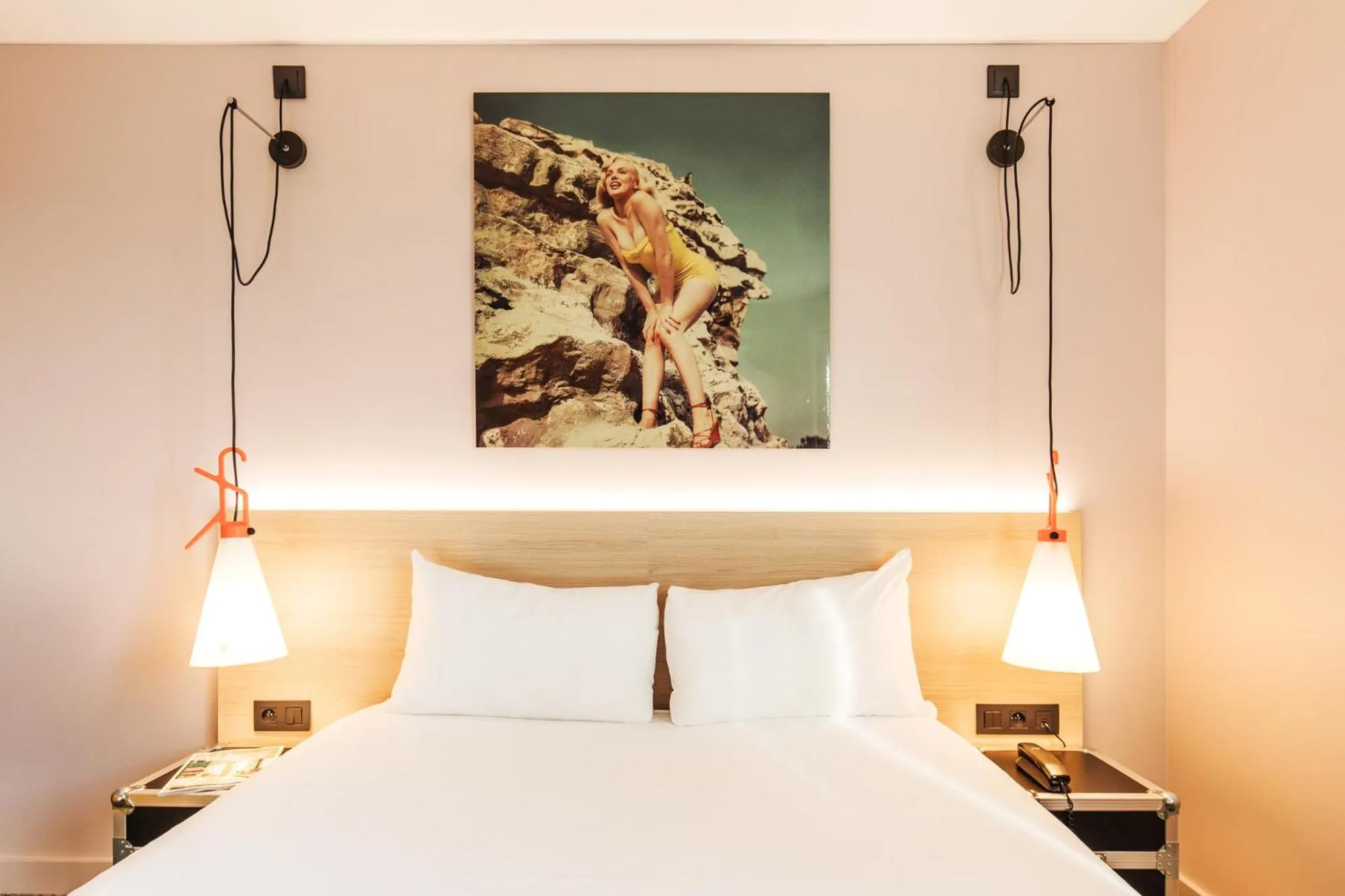 Bed in ibis Styles Lyon Centre Confluence