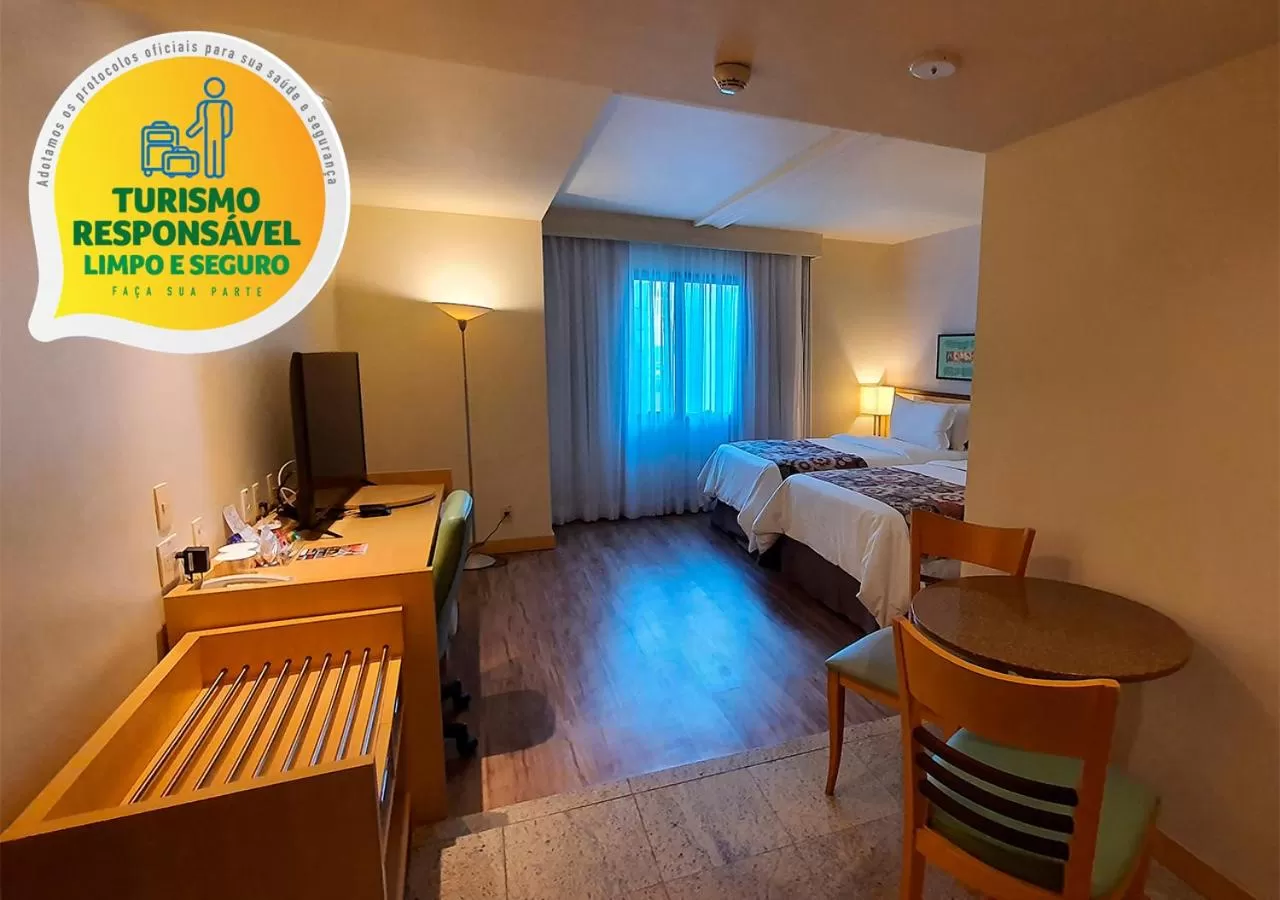 Photo of the whole room, Bed in Lets Idea Brasília Hotel