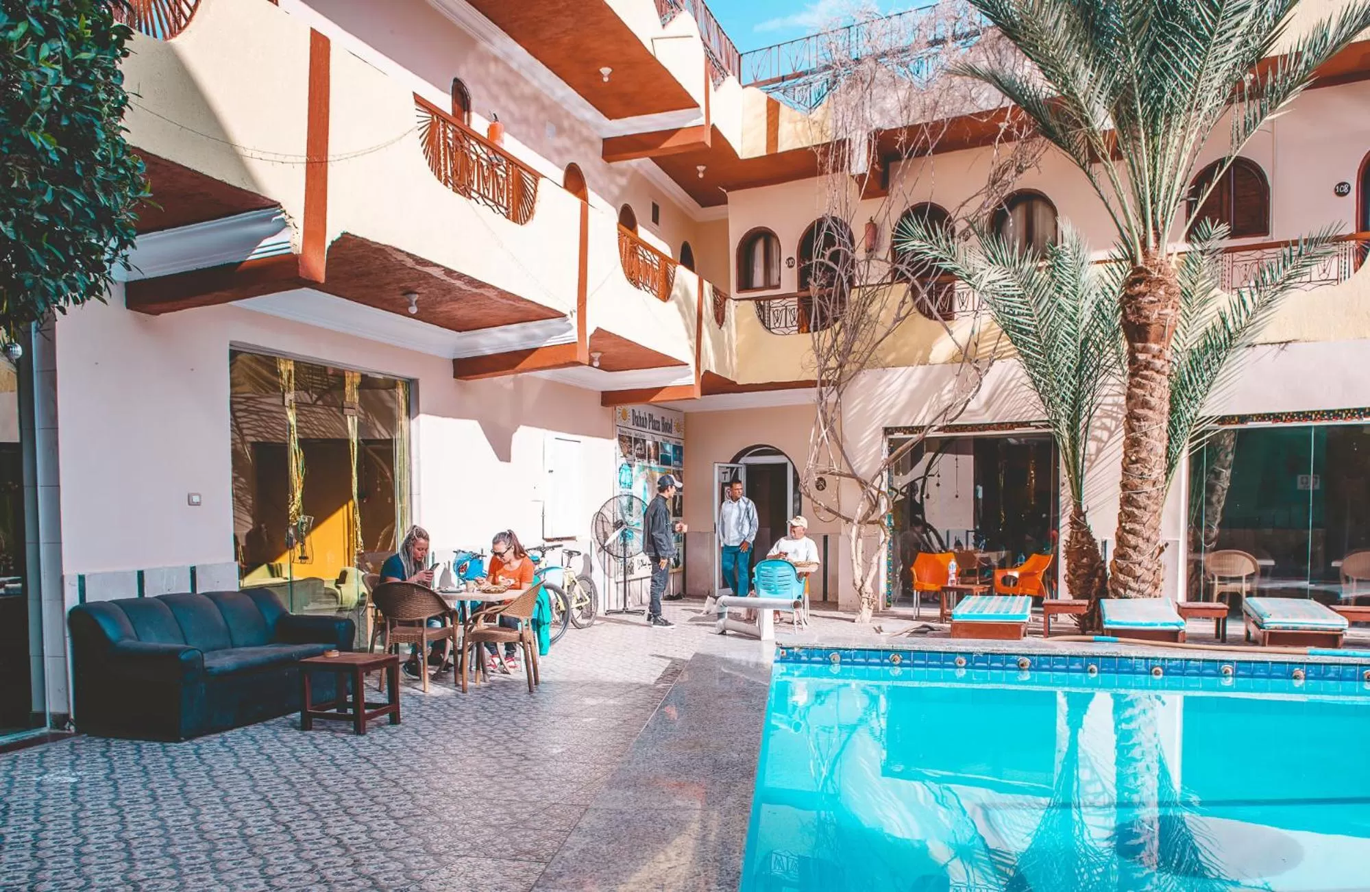 Swimming pool in Dahab Plaza Hotel