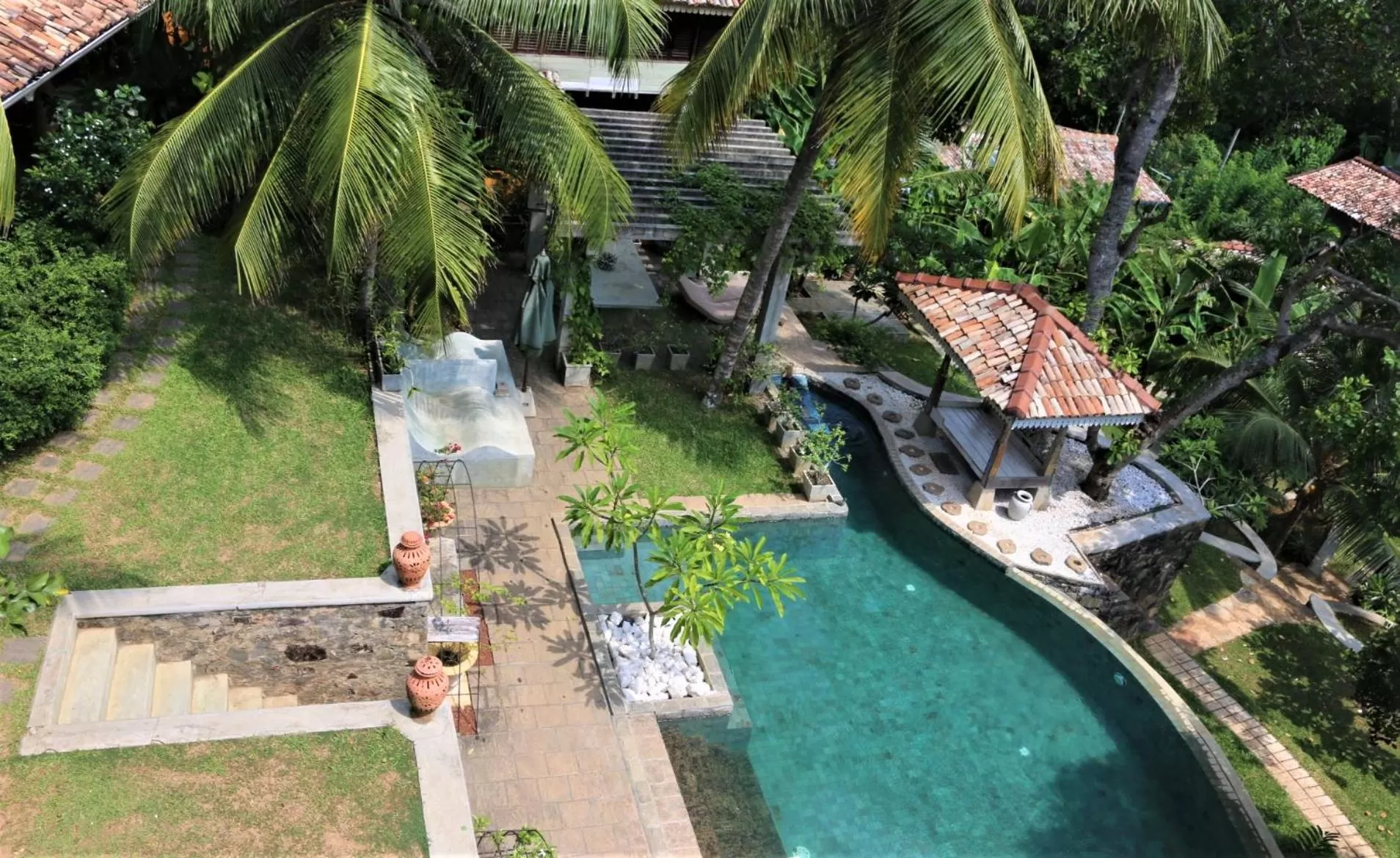 Pool View in The Spice House Mirissa