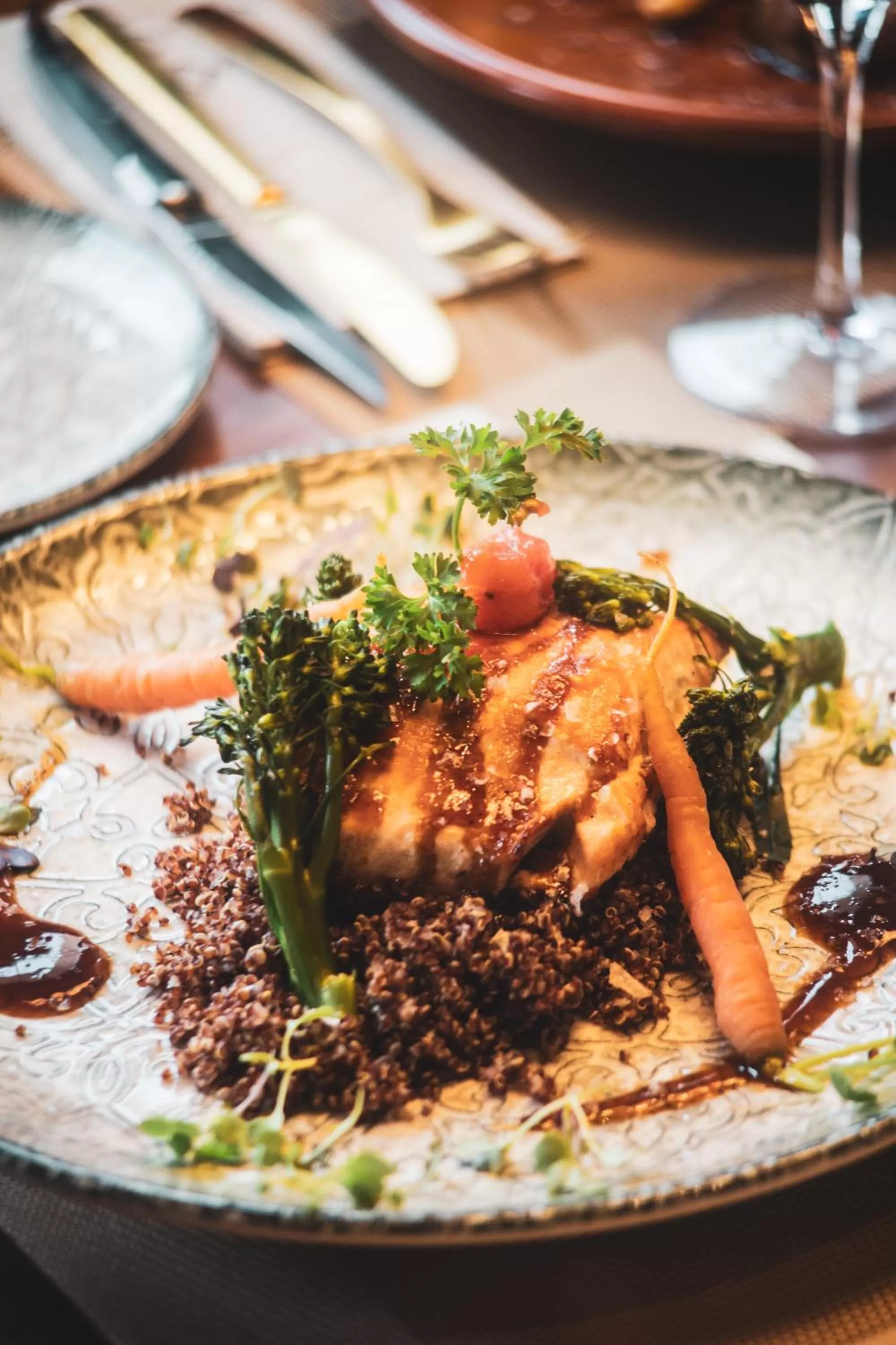 Food and drinks in Hotel Ziryab