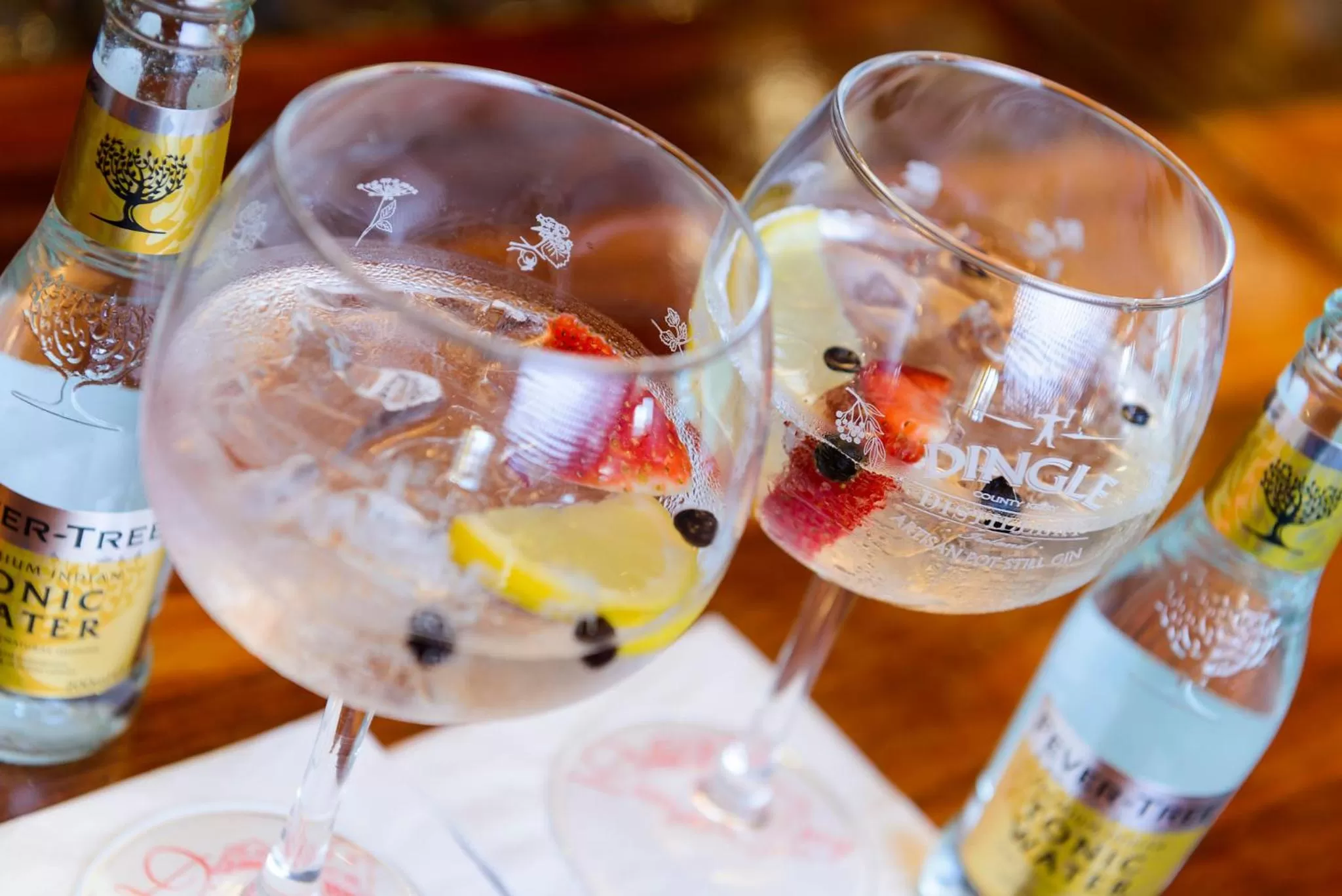 Alcoholic drinks in Dingle Bay Hotel