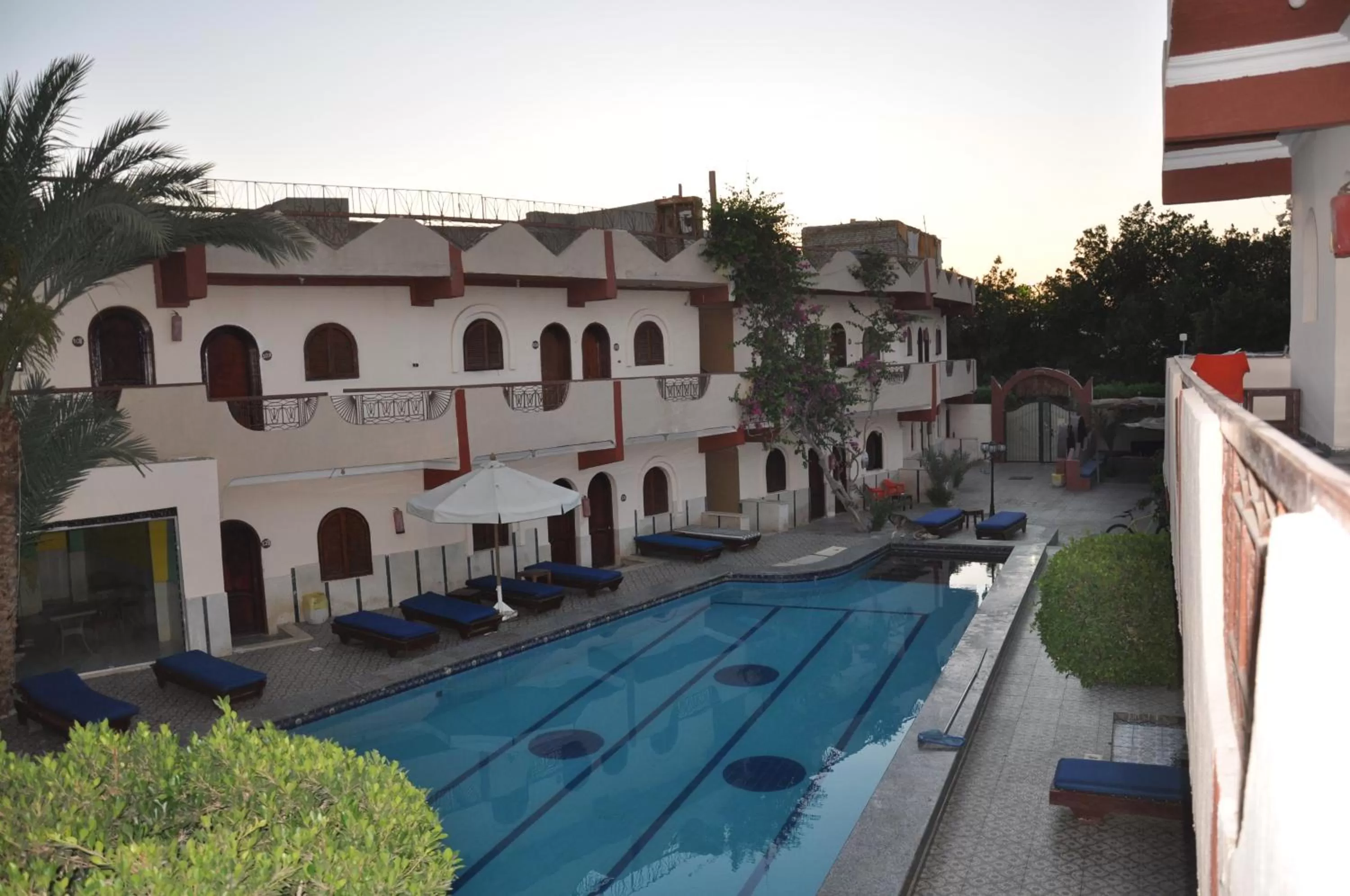 Pool view in Dahab Plaza Hotel