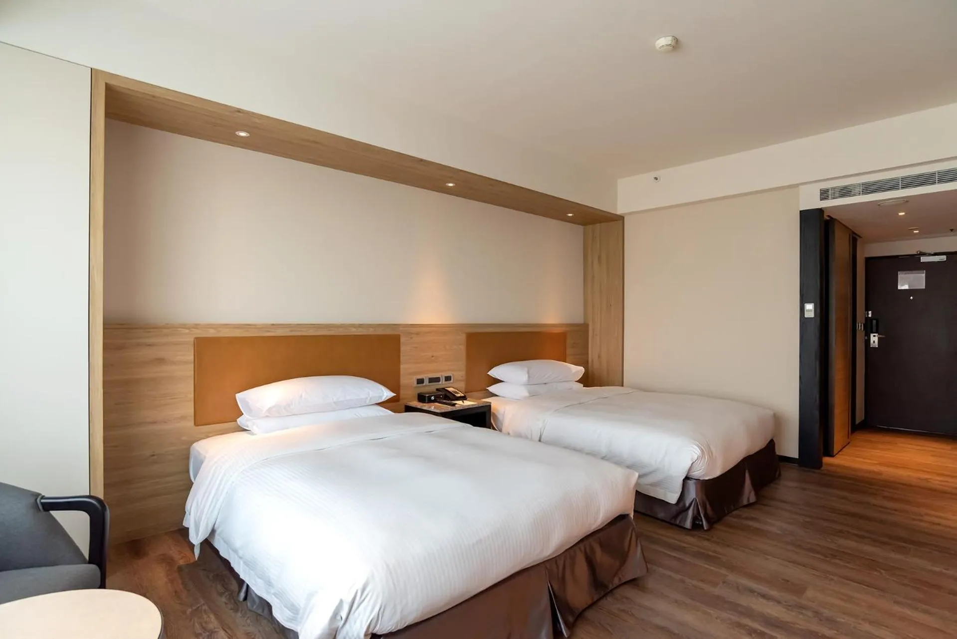 Bed in Sheraton Taoyuan Hotel