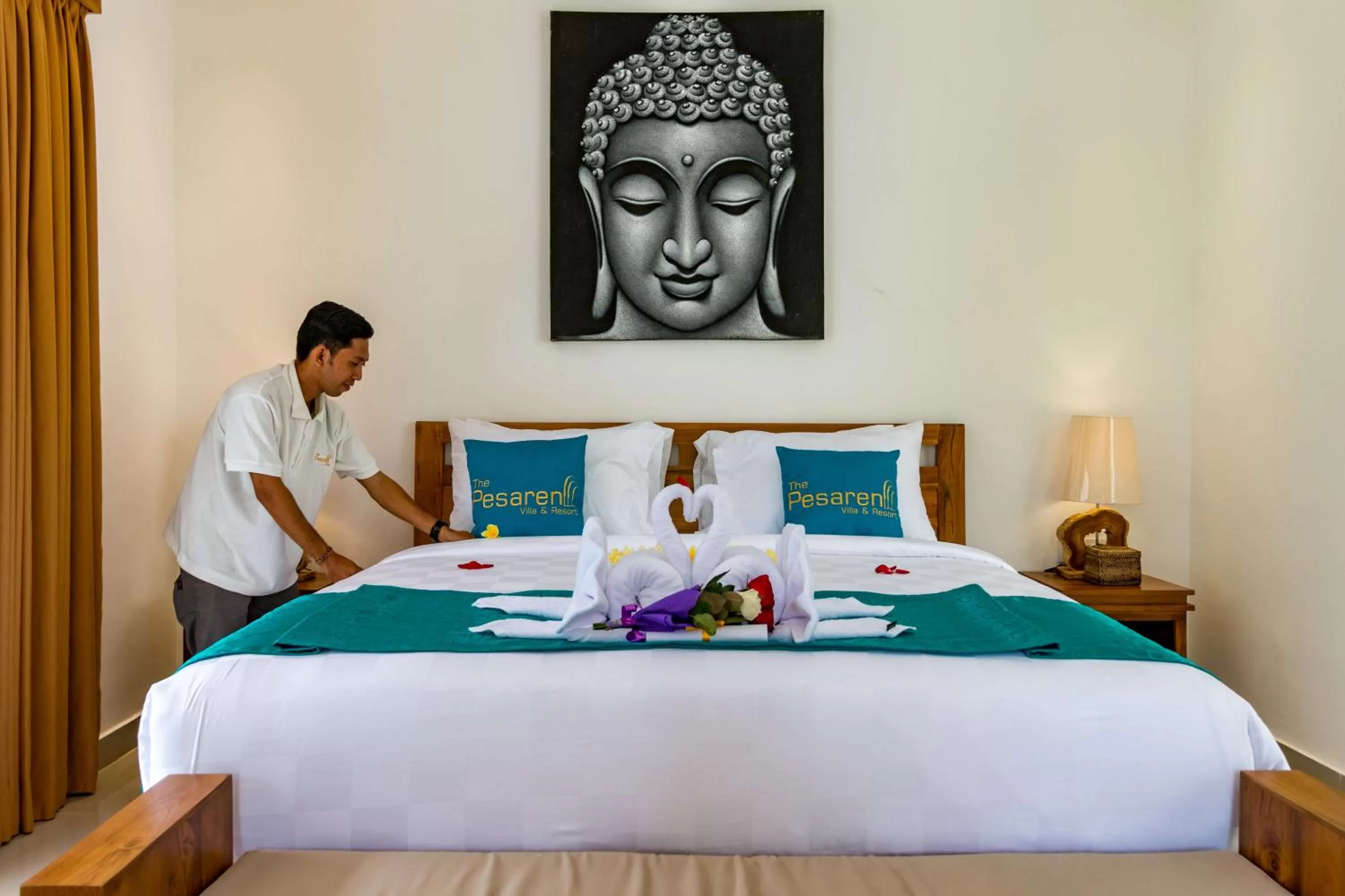 Bed in The Pesaren Ubud