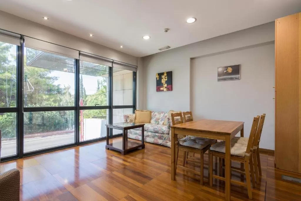 Living room in Arditou Akropolis Apartments-Suites