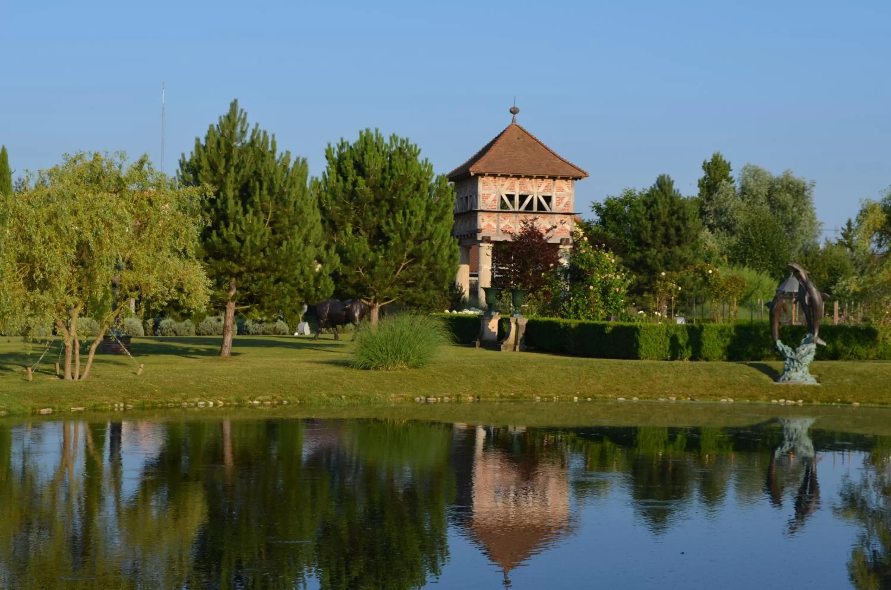 Garden in Les Saules Parc & Spa - Teritoria