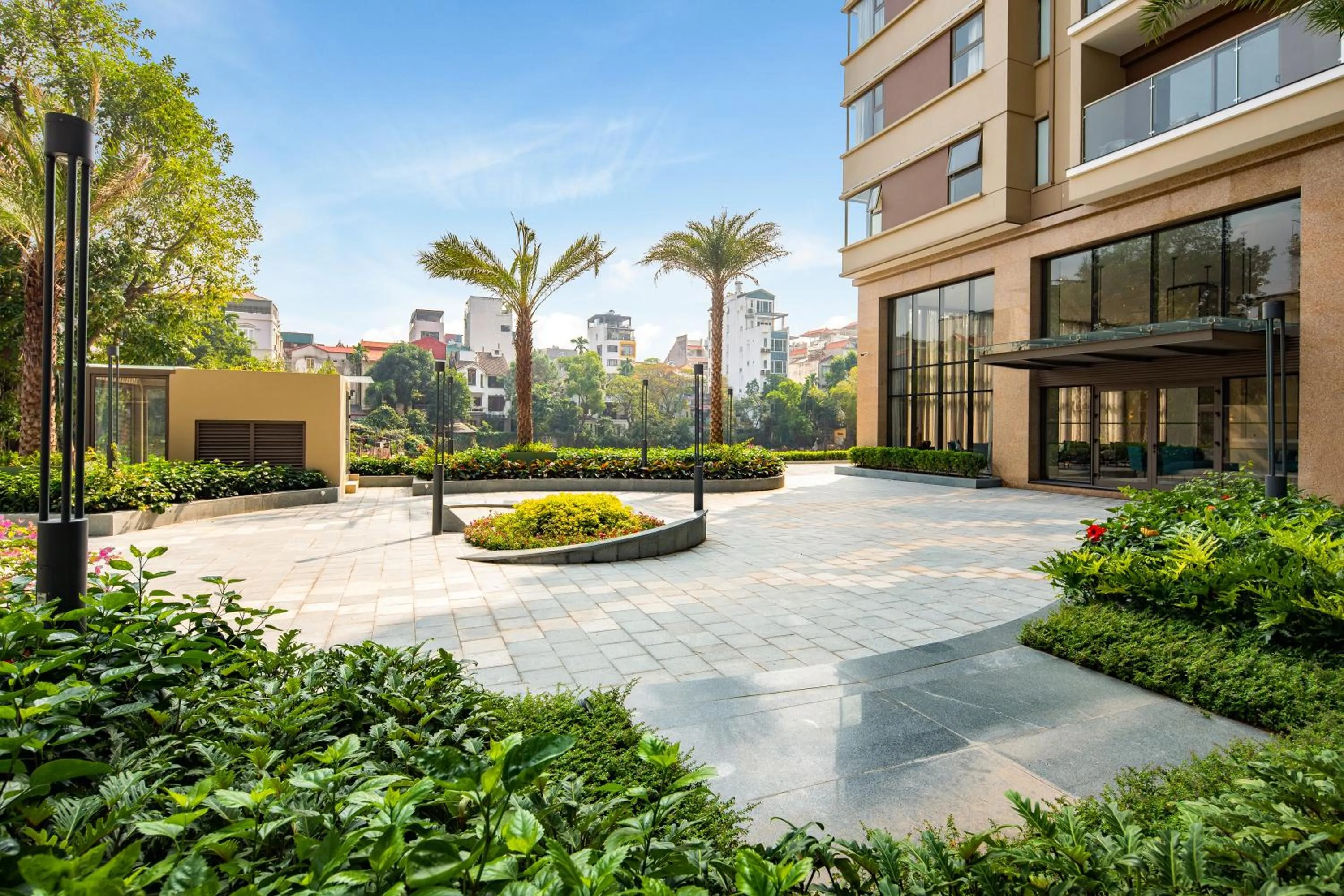 Natural landscape in Oakwood Residence Hanoi