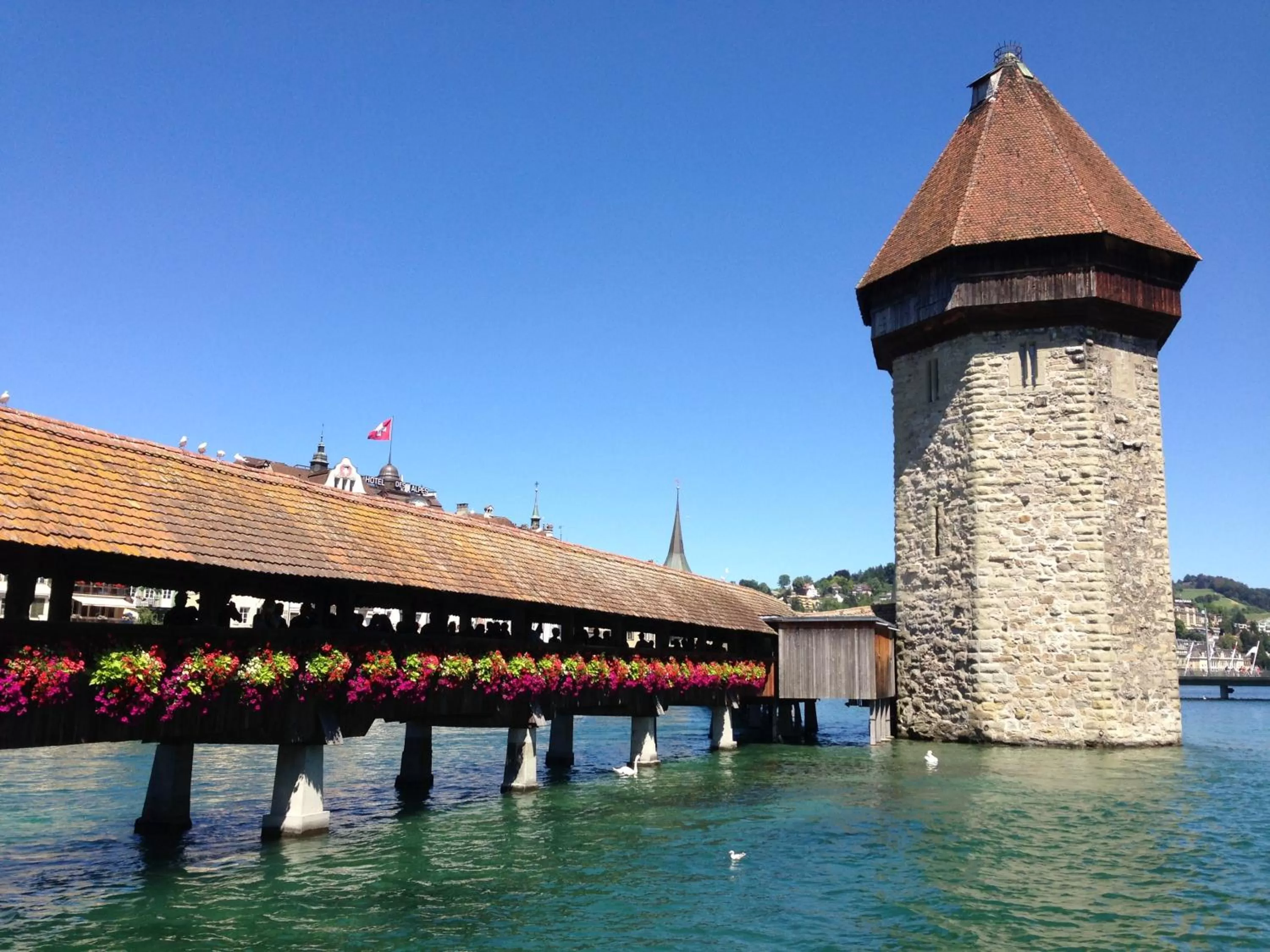 Nearby landmark in Hotel Monopol Luzern