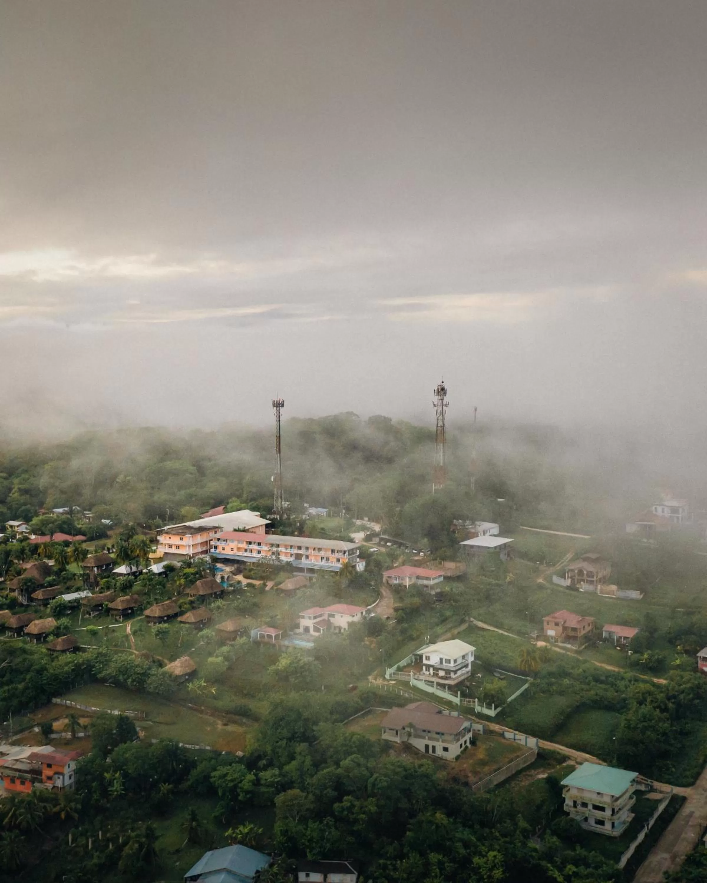 Property building in Cahal Pech Village Resort