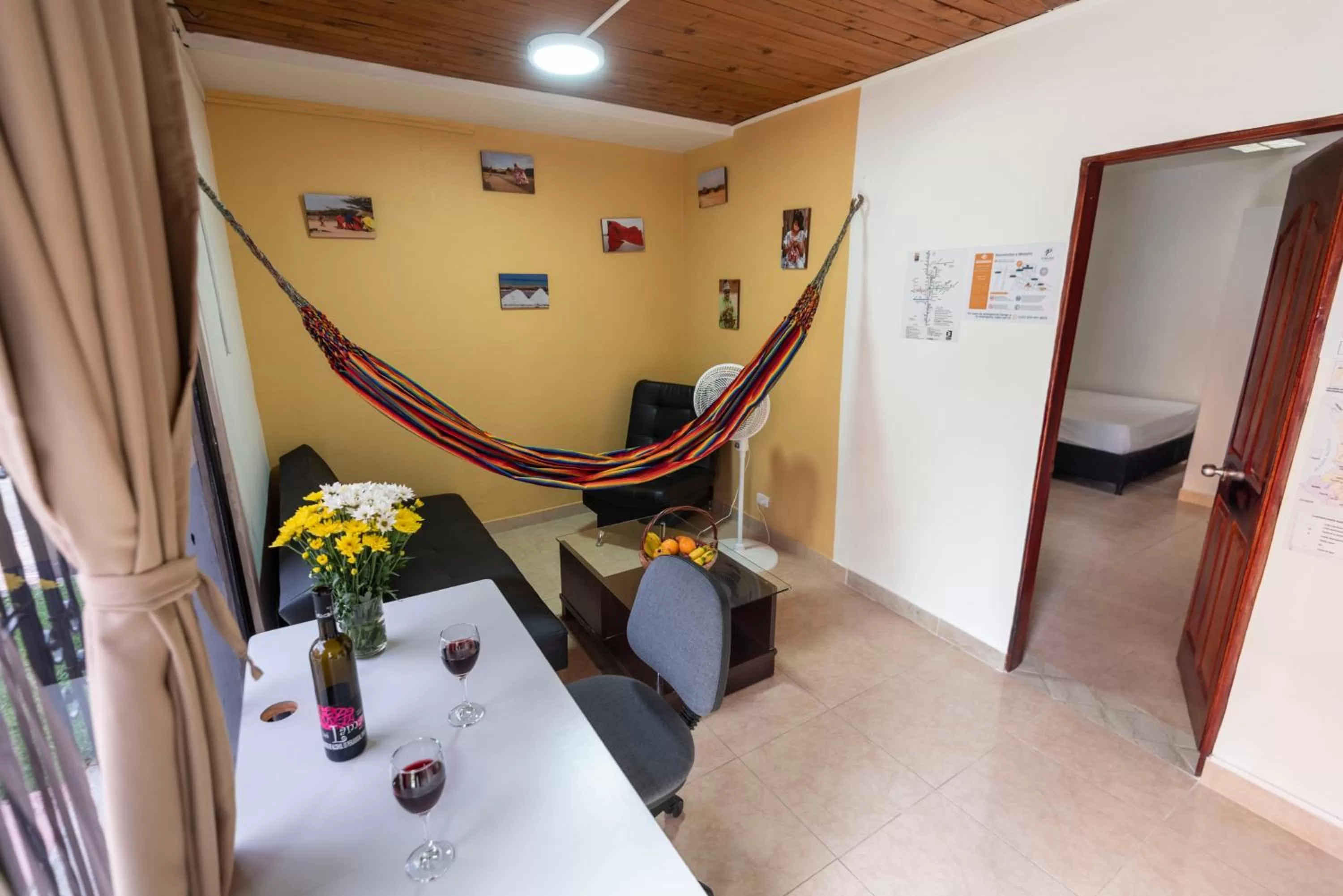 Seating area in Poblado Guest House