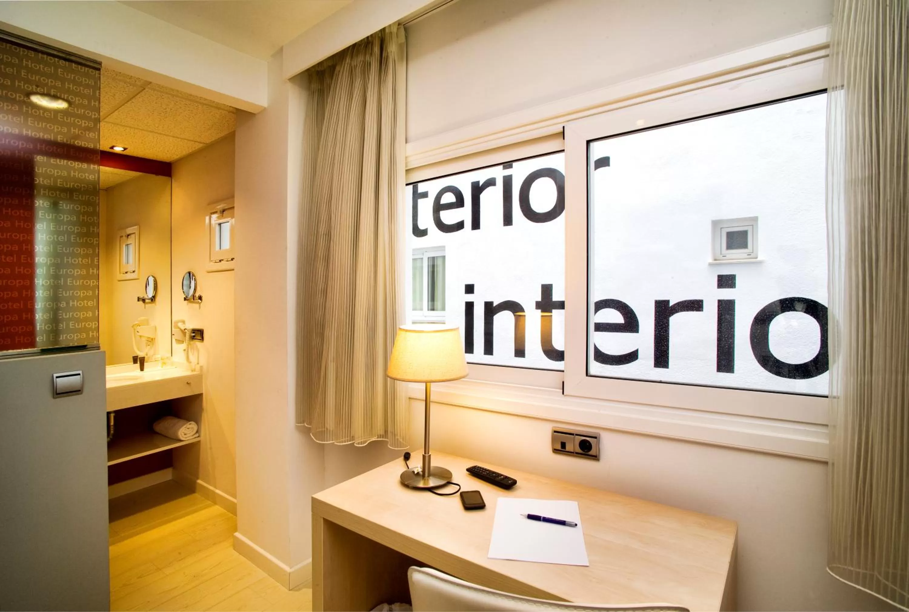 Seating area in Hotel Europa