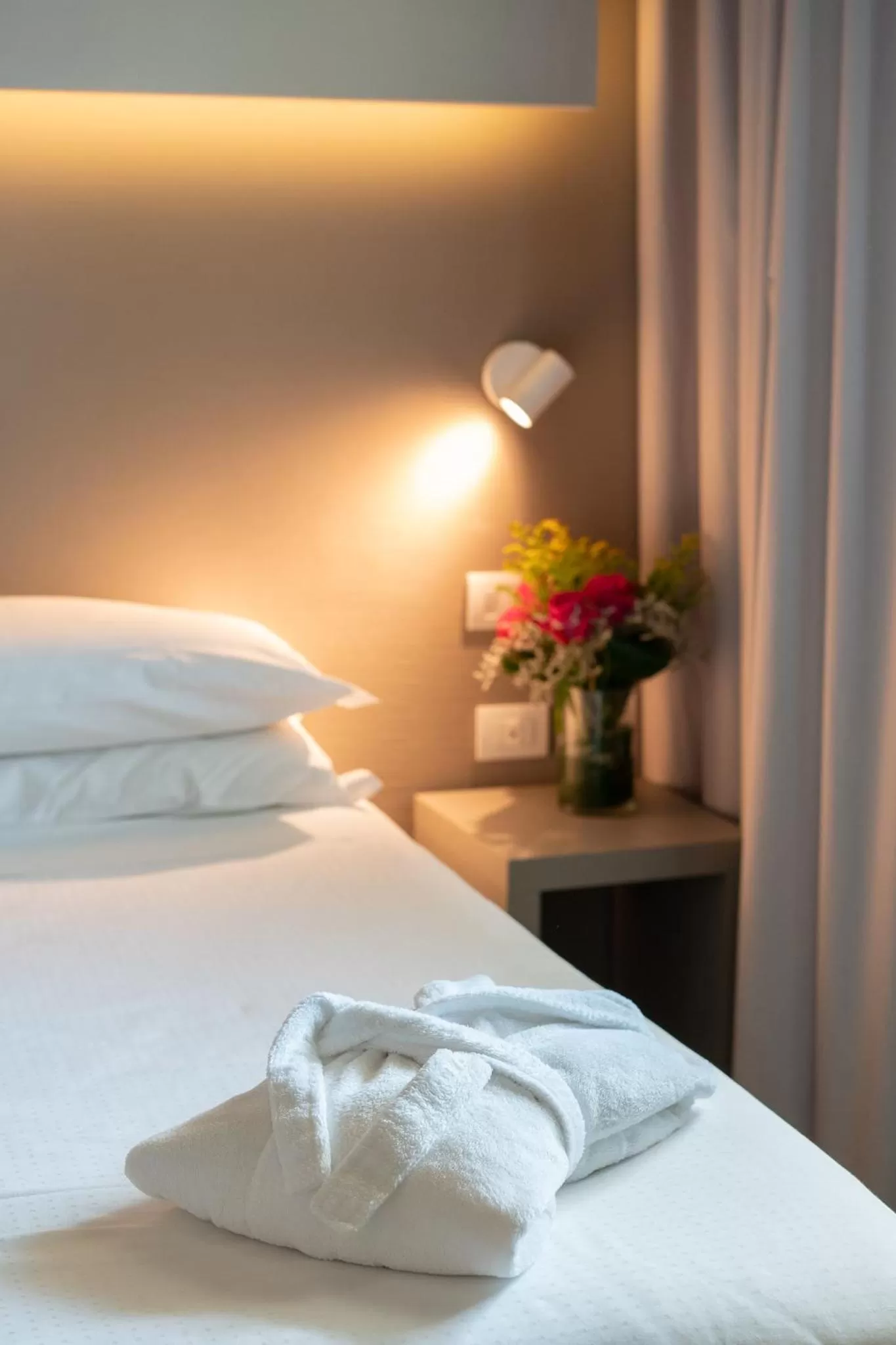 Decorative detail, Bed in Hotel Glance In Florence