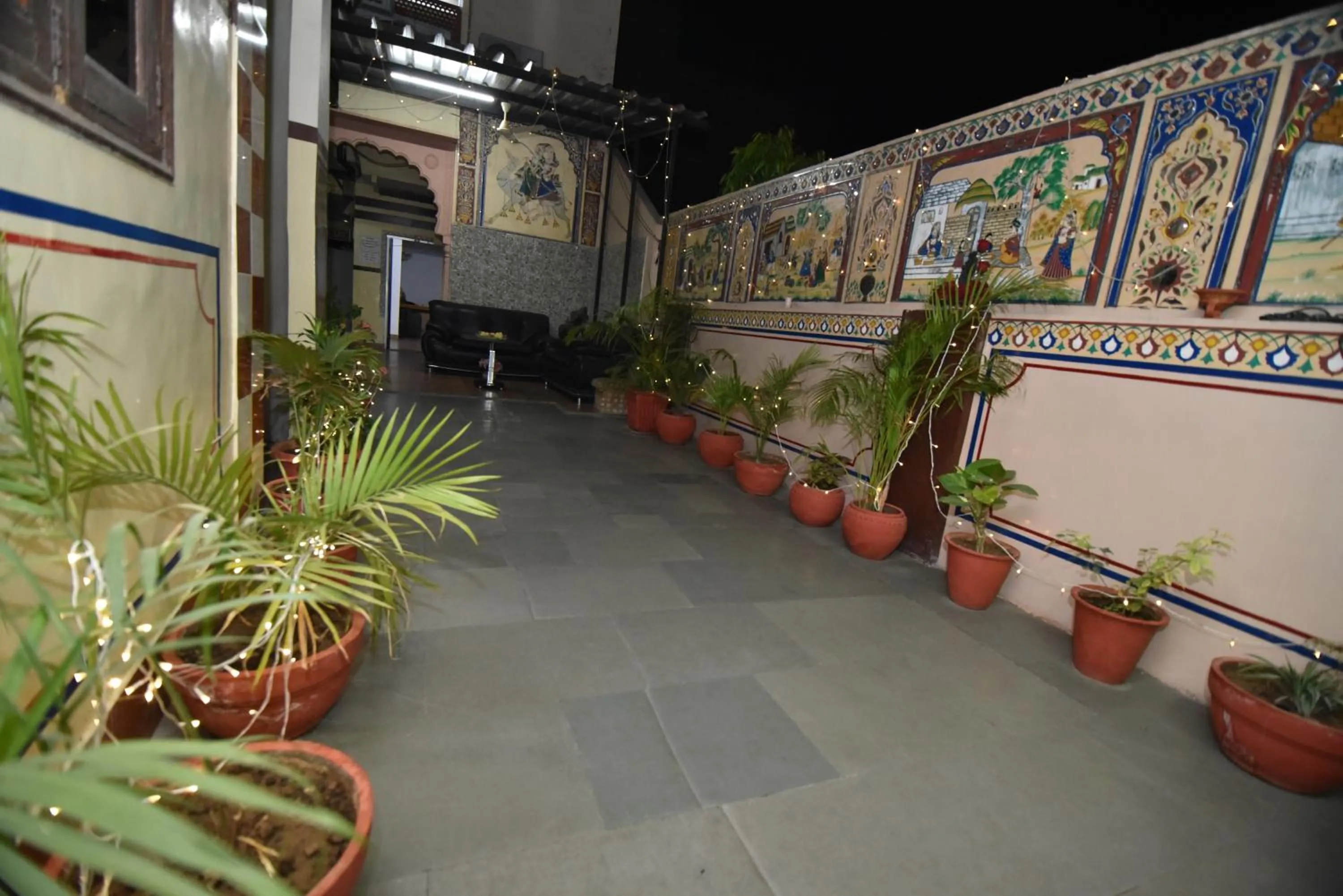 Patio in Hotel Vaishnavi