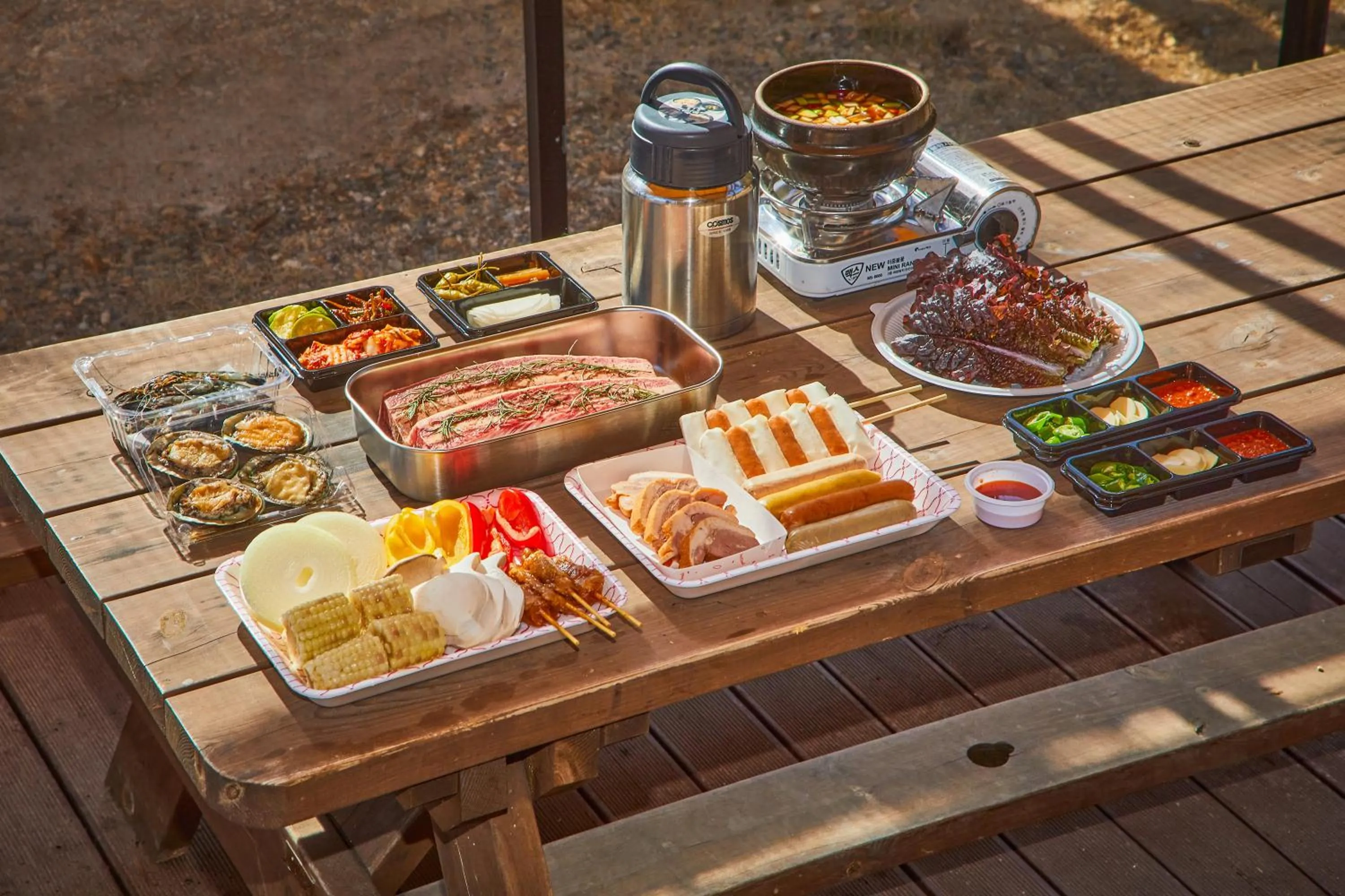 BBQ facilities in Gyeongju Mauna Ocean Resort
