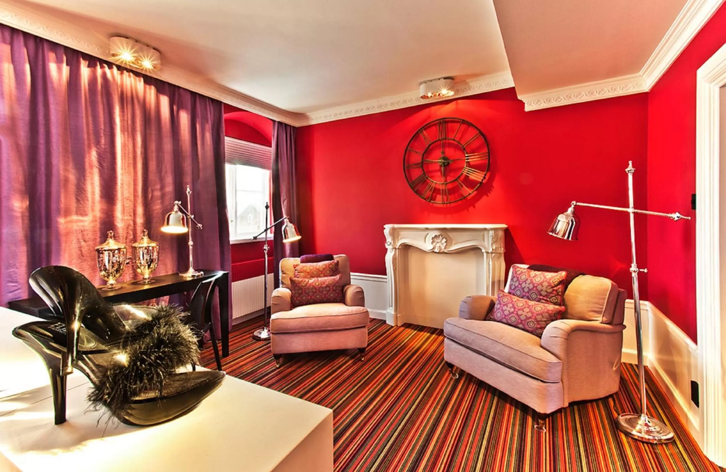 Seating area in Hesselby Slott