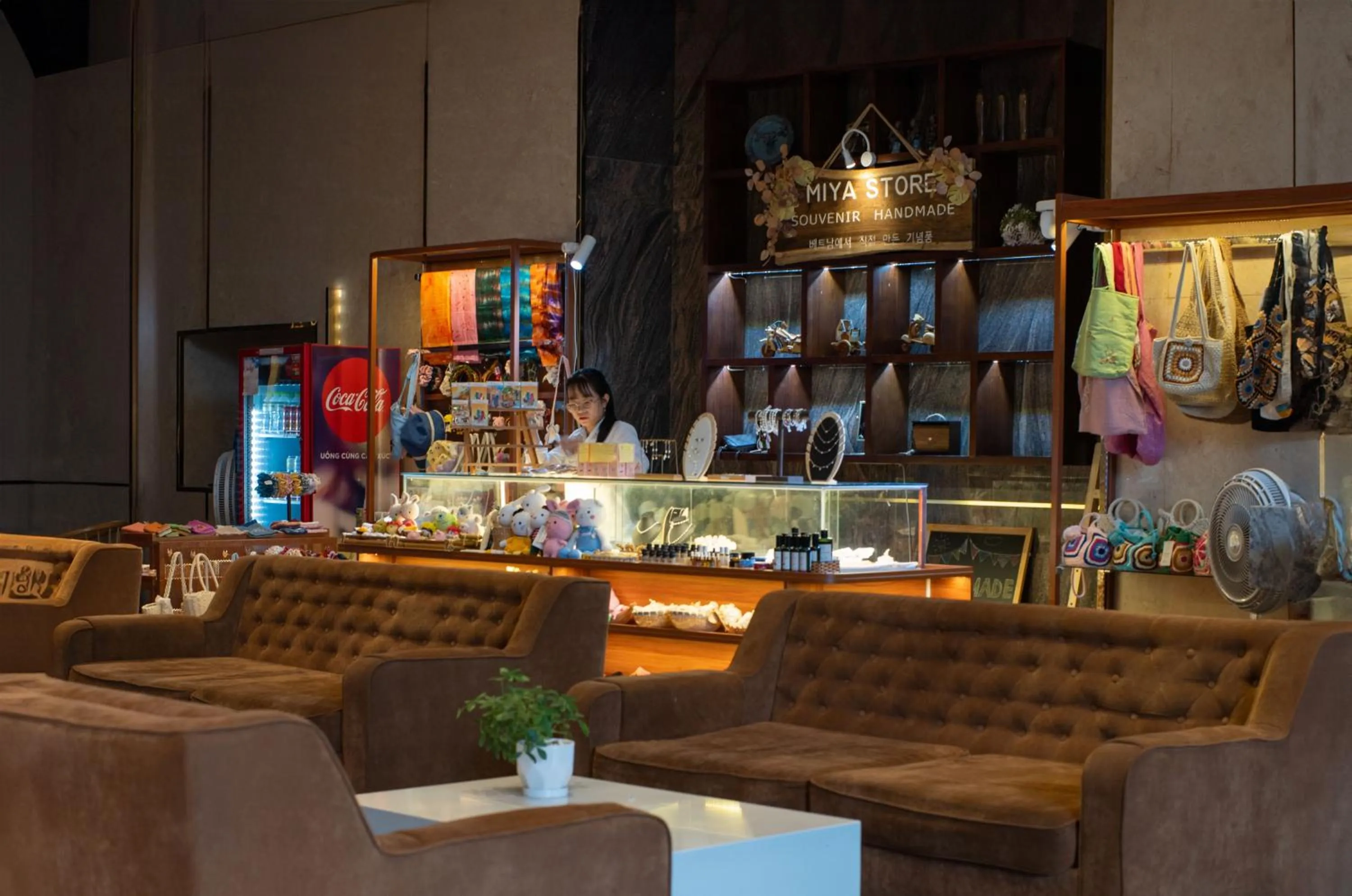 Seating area in LeMore Hotel Nha Trang