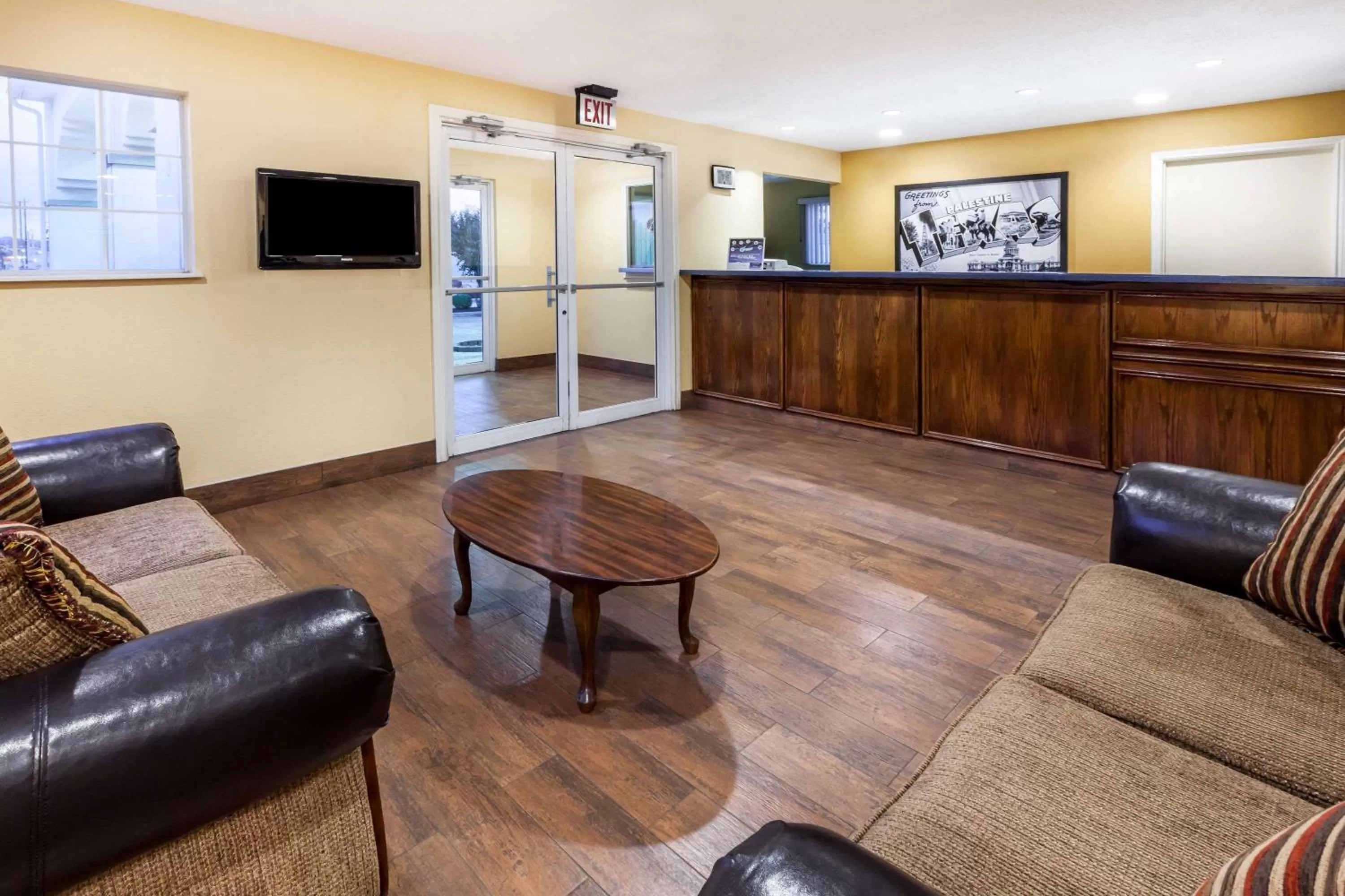 Lobby or reception in Premier Inn