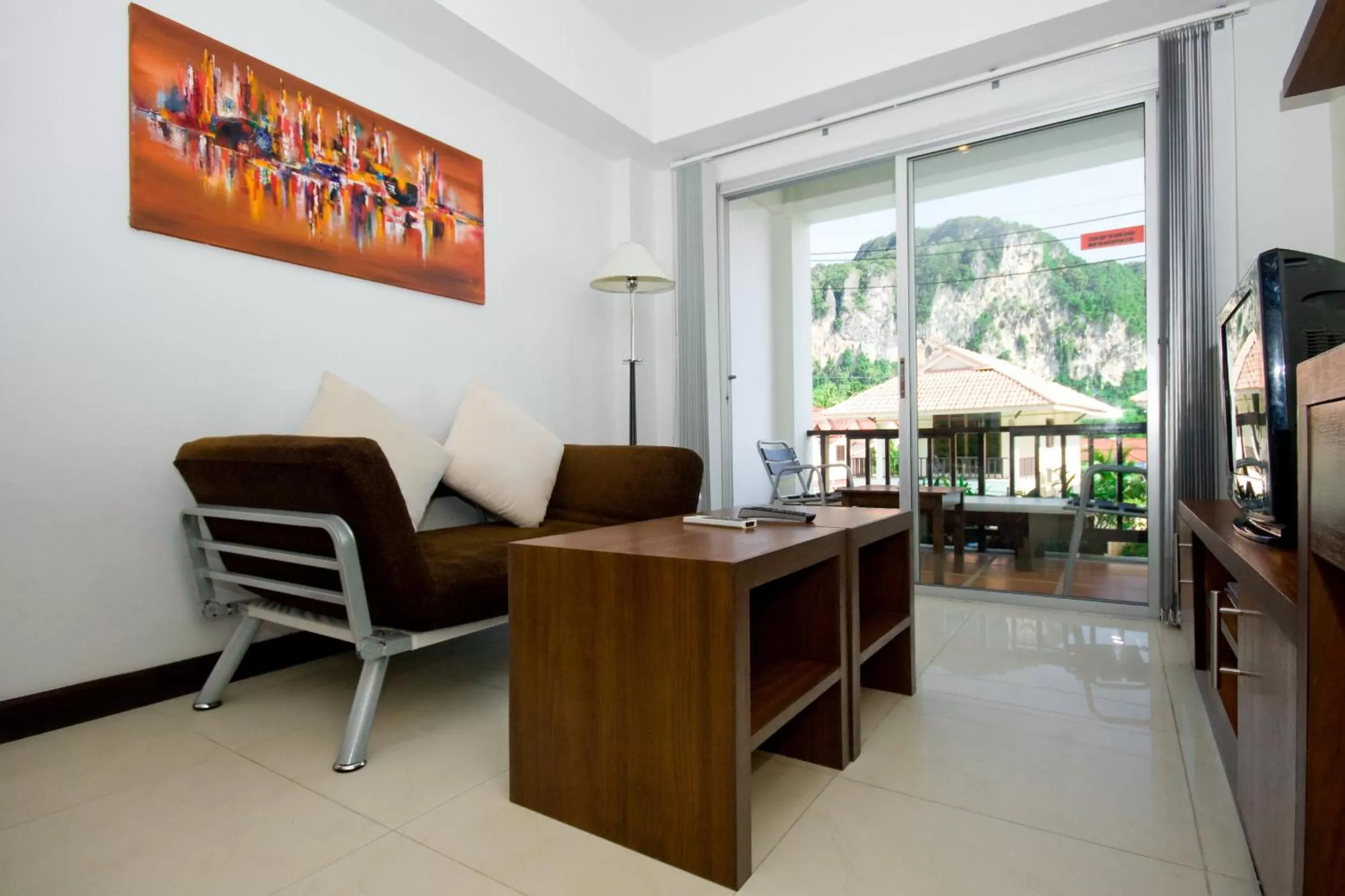 Living room in Krabi Apartment Hotel