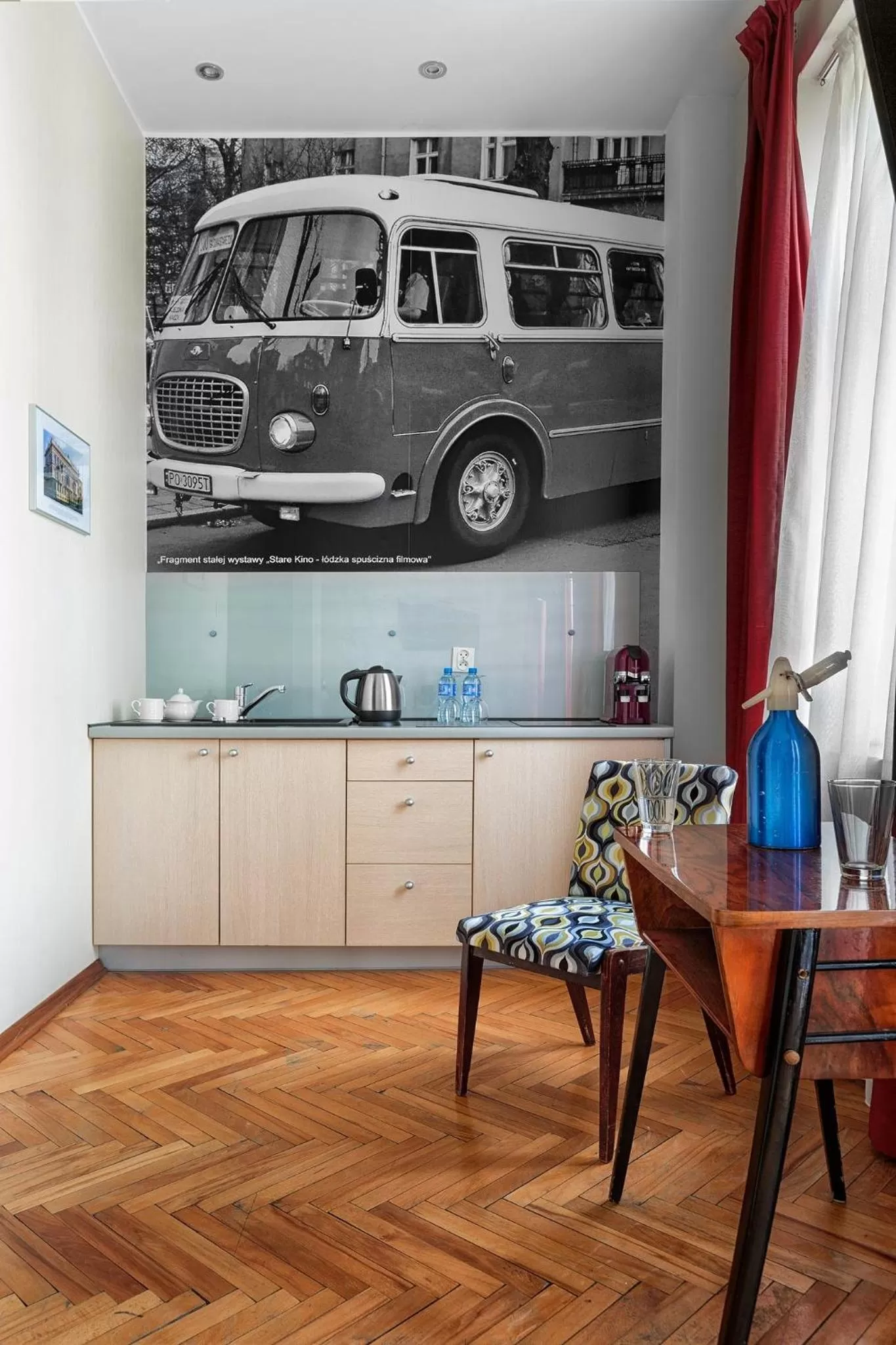 Kitchen or kitchenette in Stare Kino Cinema Residence