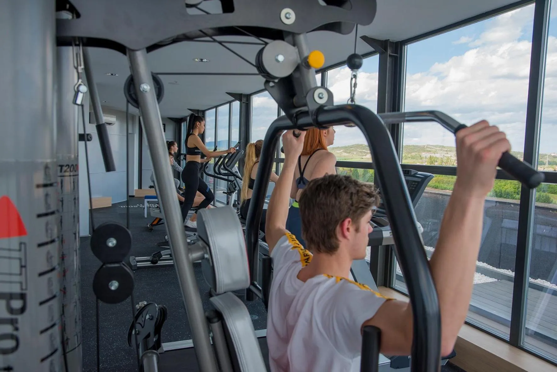 Fitness centre/facilities in Gran Hotel Lakua