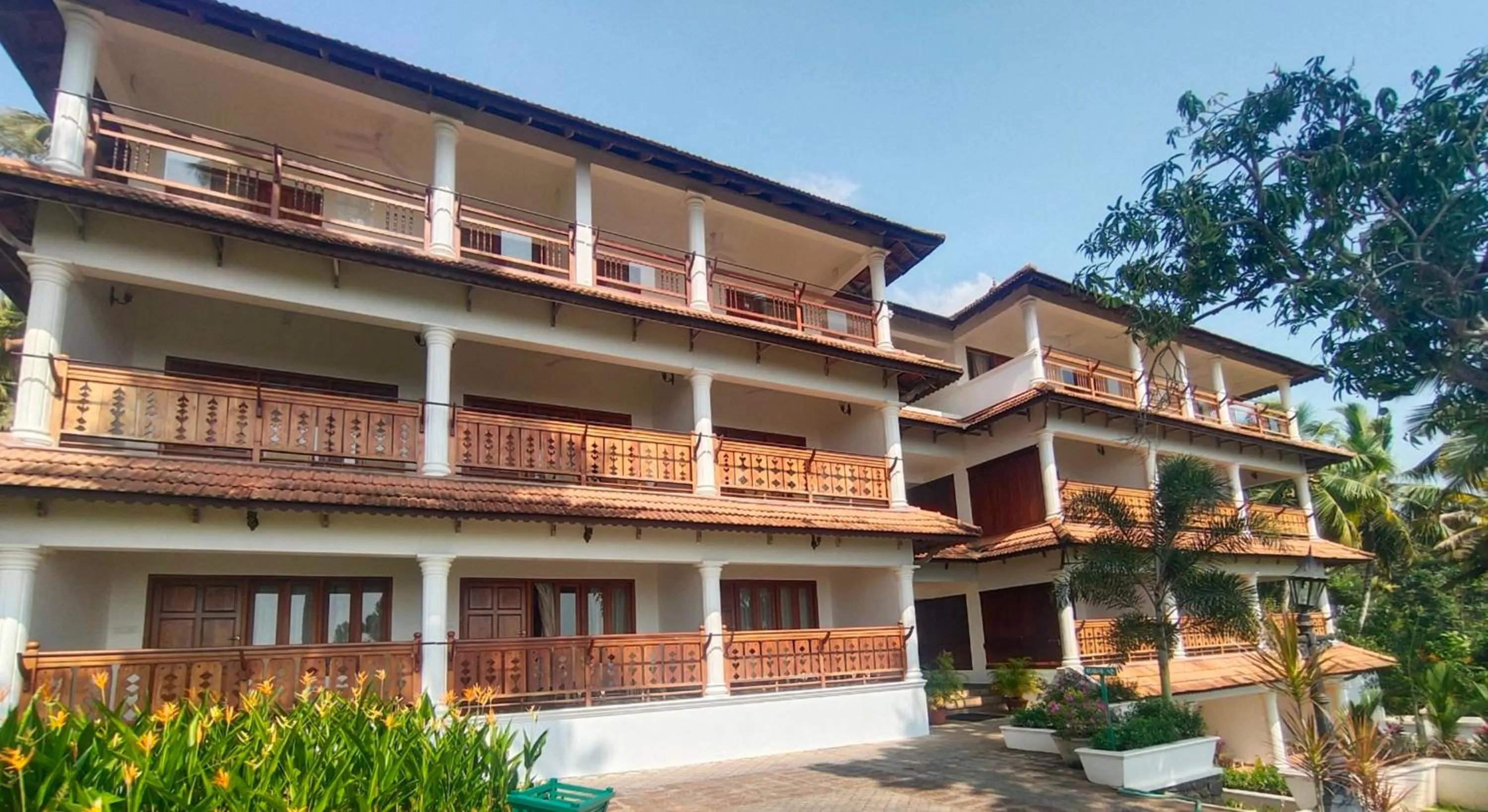Property building in The Travancore Heritage Beach Resort