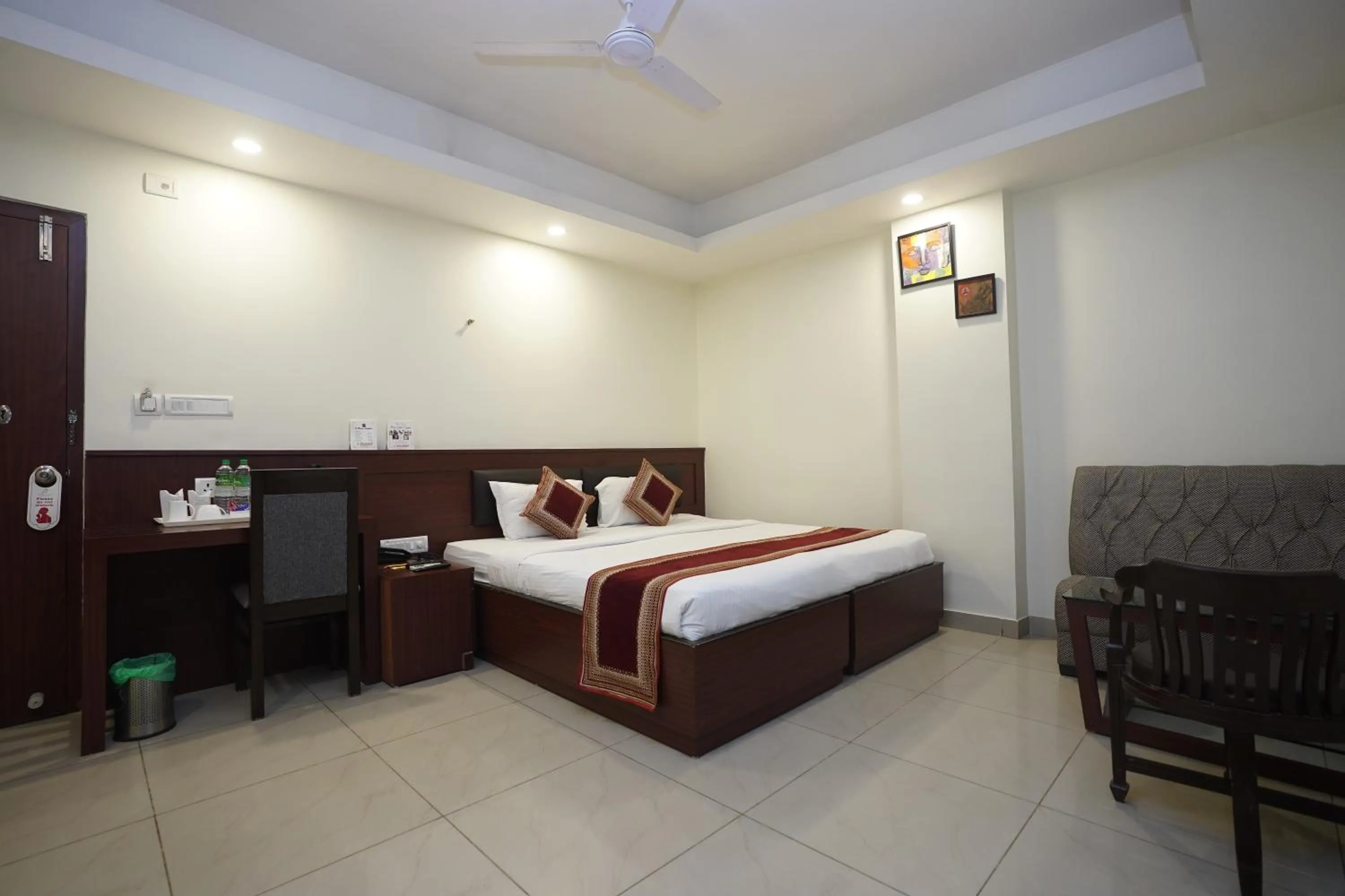 Photo of the whole room, Bed in HOTEL AVN GRAND