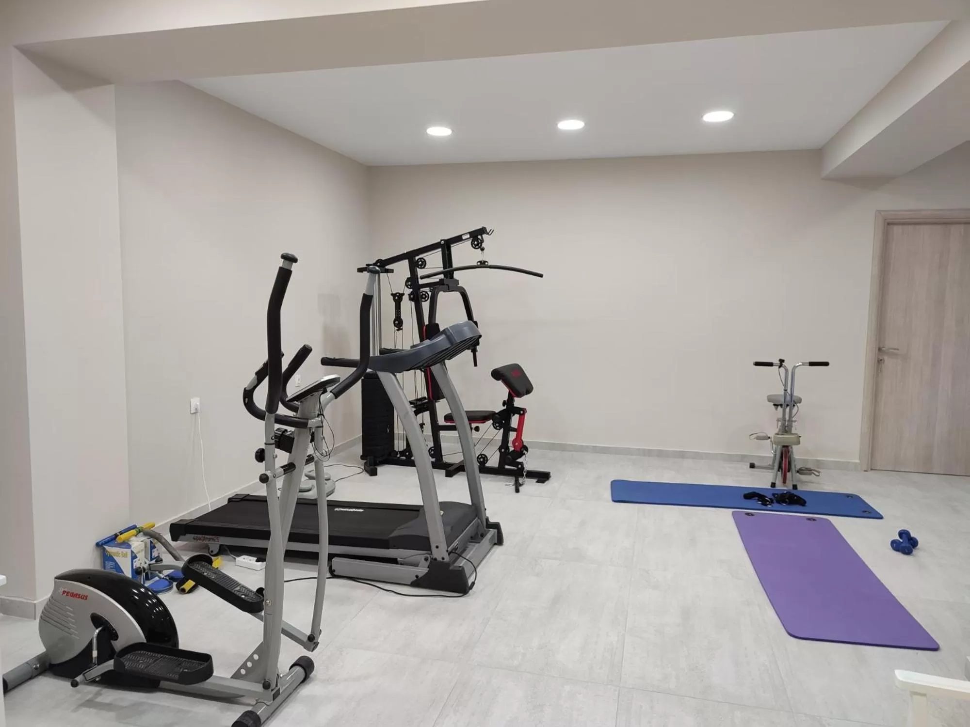 Fitness centre/facilities in Light Blue Hotel