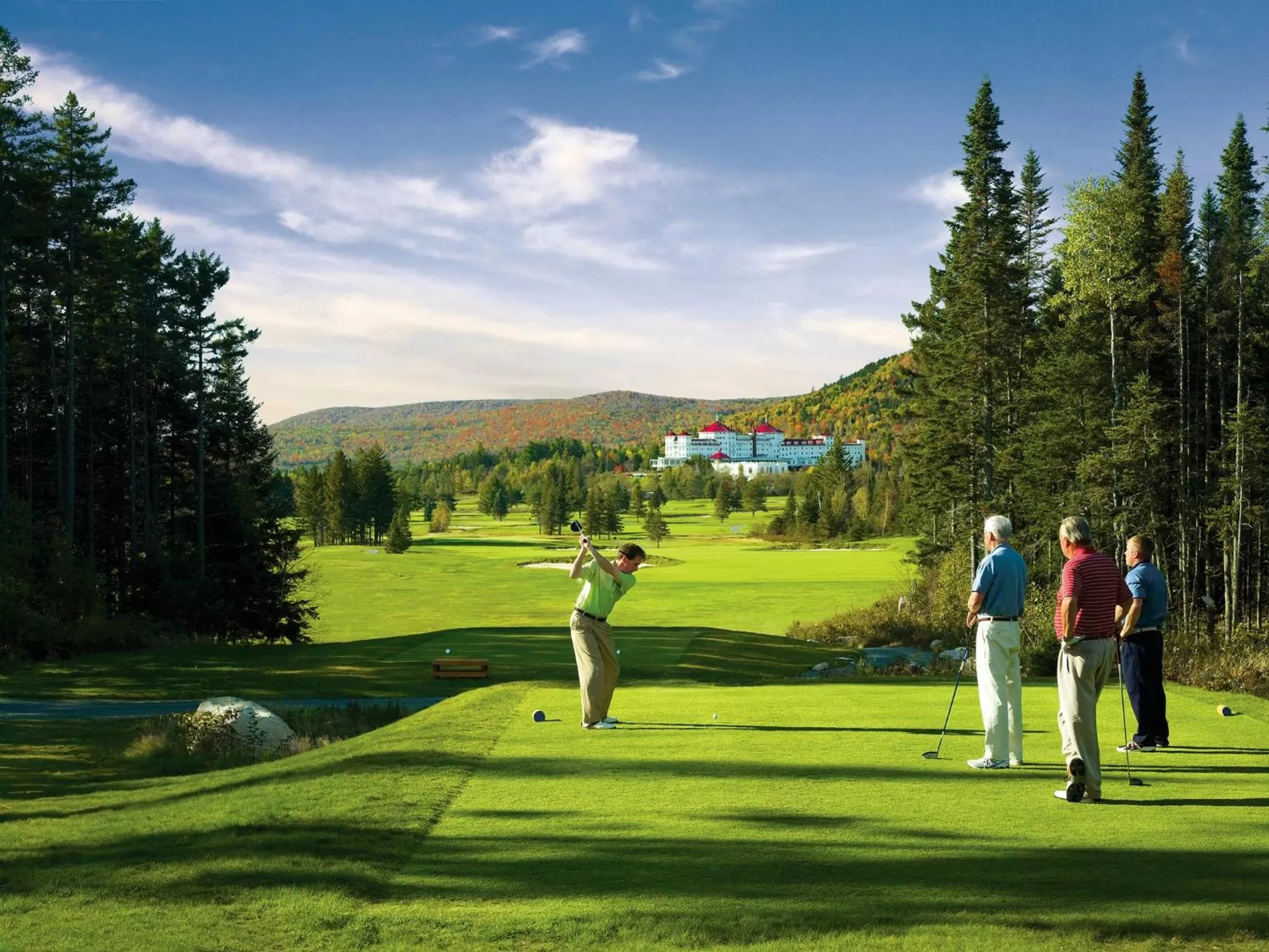 Golfcourse in Omni Bretton Arms Inn at Mount Washington Resort