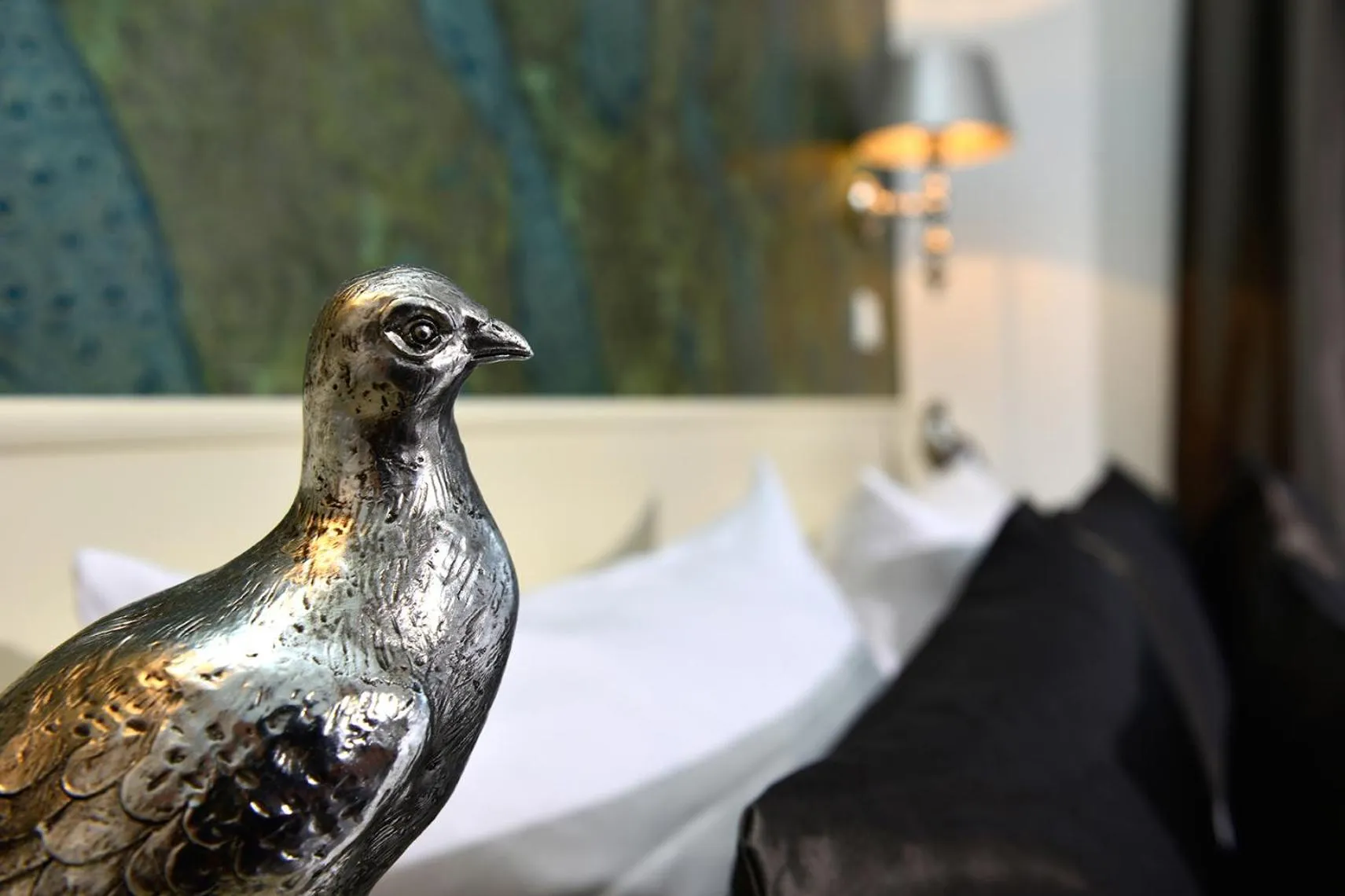 Bed in Hotel Domstern