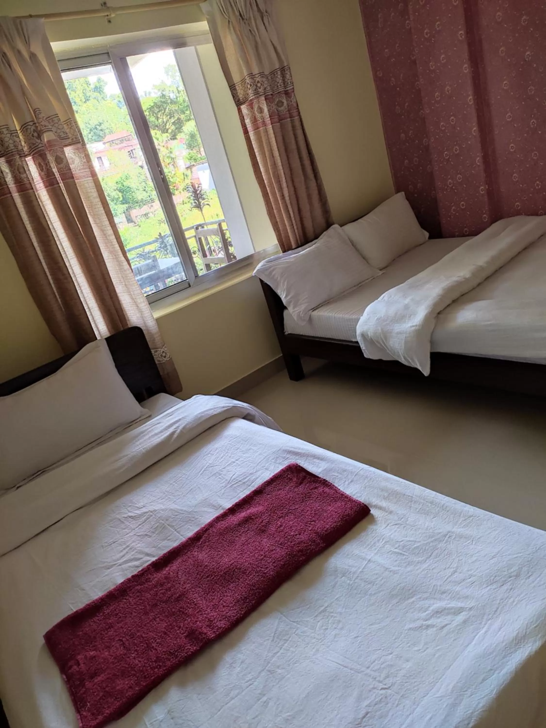 Bed in Hotel Green Hill View