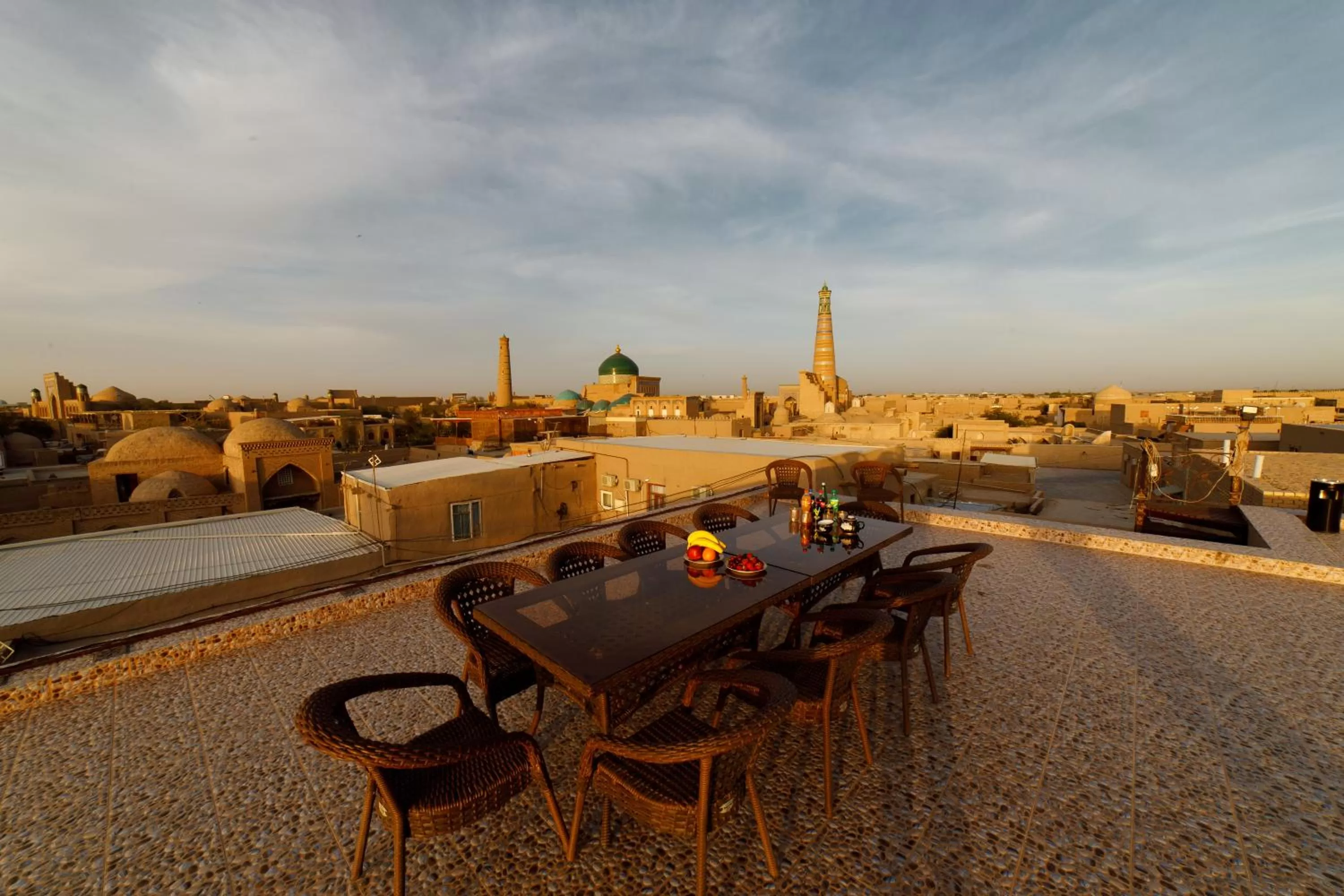 Patio in Khans Palace Hotel