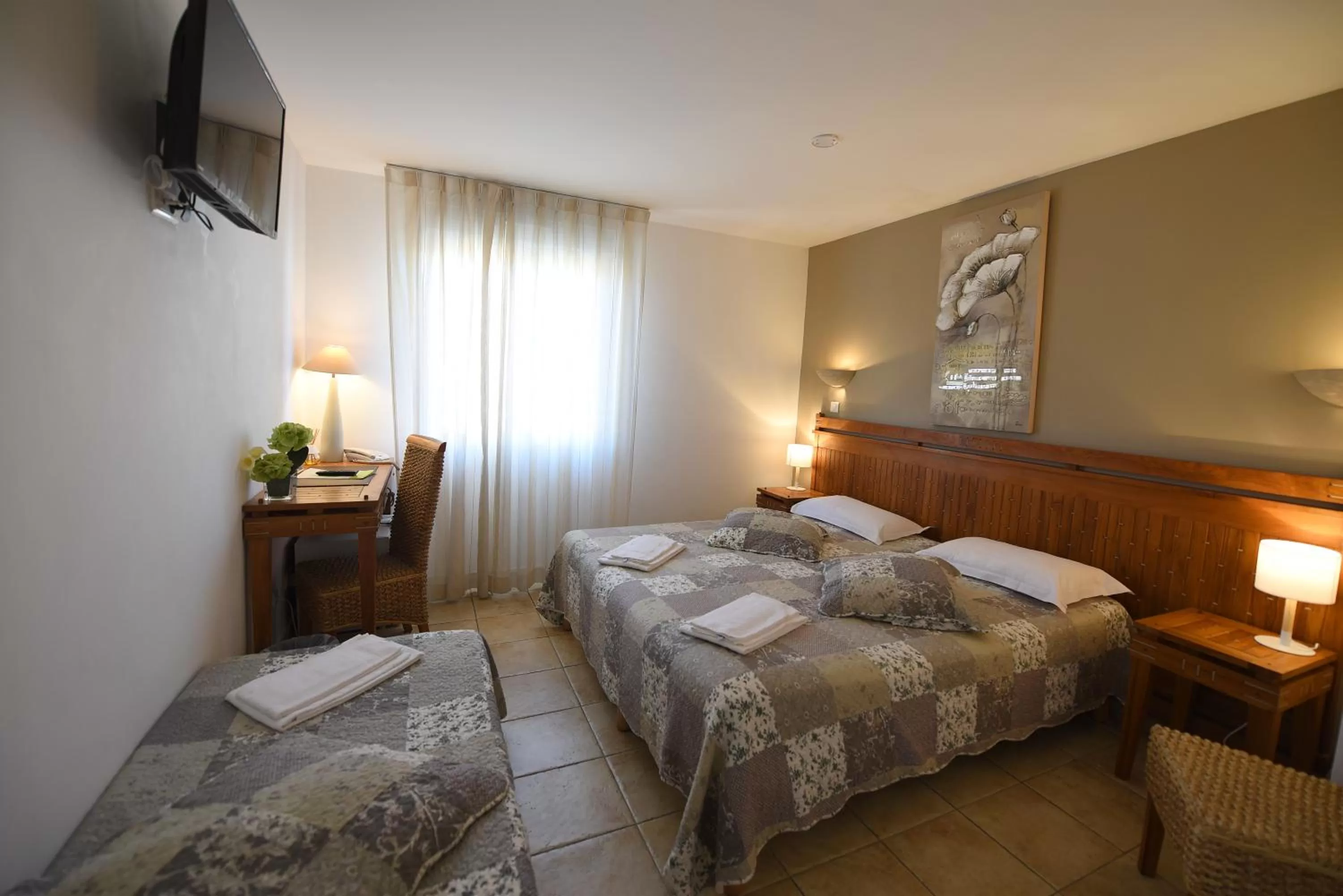 Bed in Hôtel A casa di Maria Cicilia