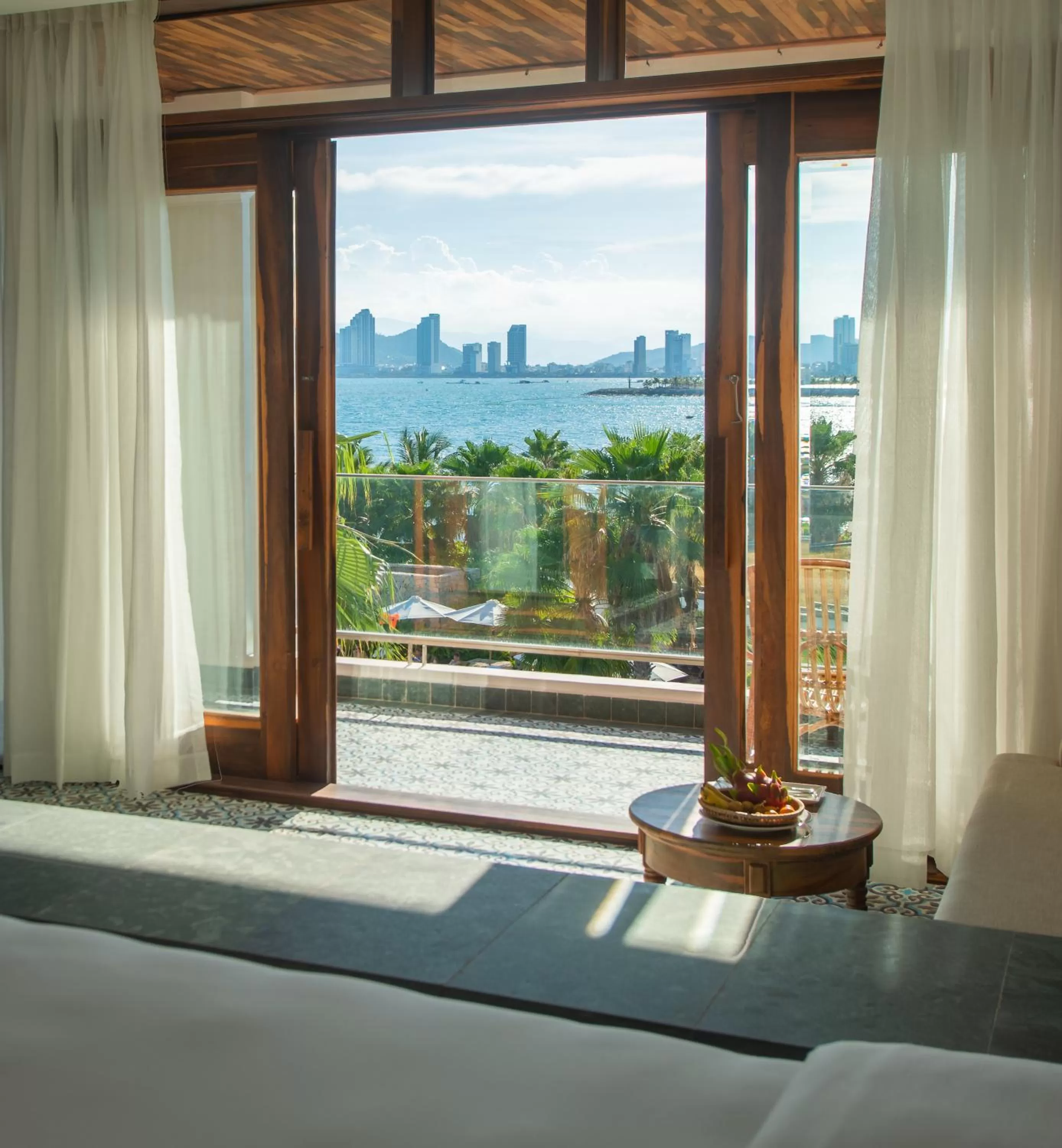 View (from property/room), Bed in Alibu Resort Nha Trang