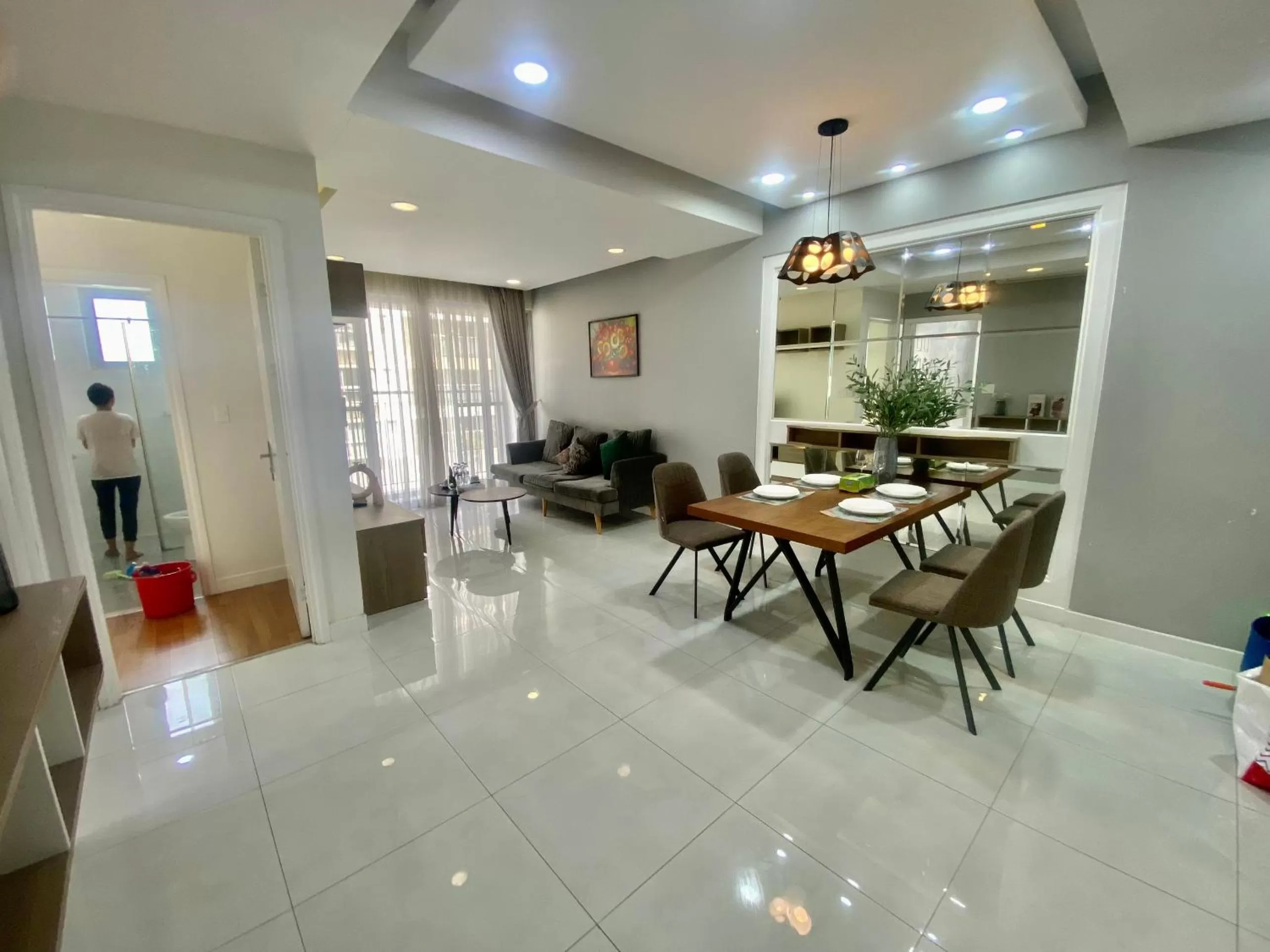 Seating area in Convinia Apartment