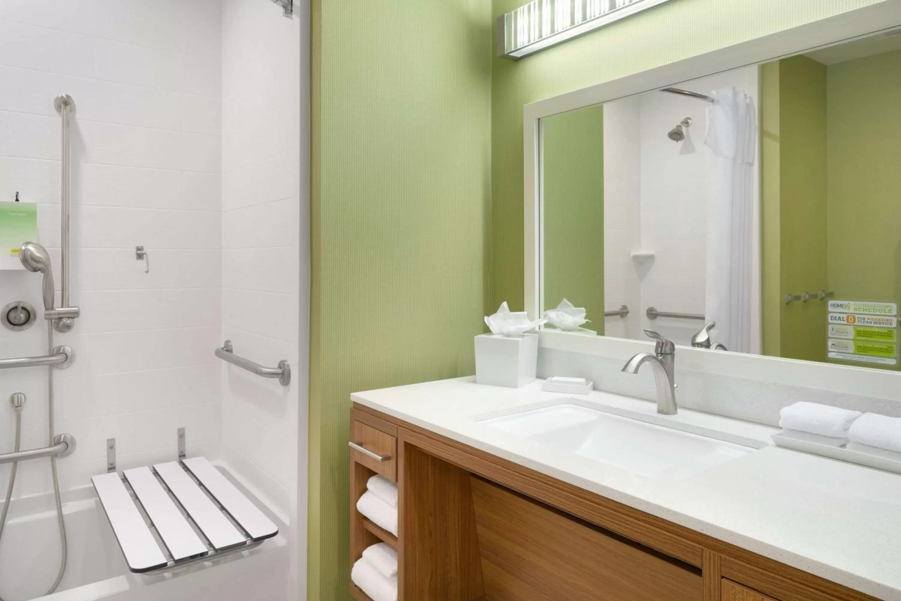 Bathroom in Home2 Suites by Hilton Charlotte Airport