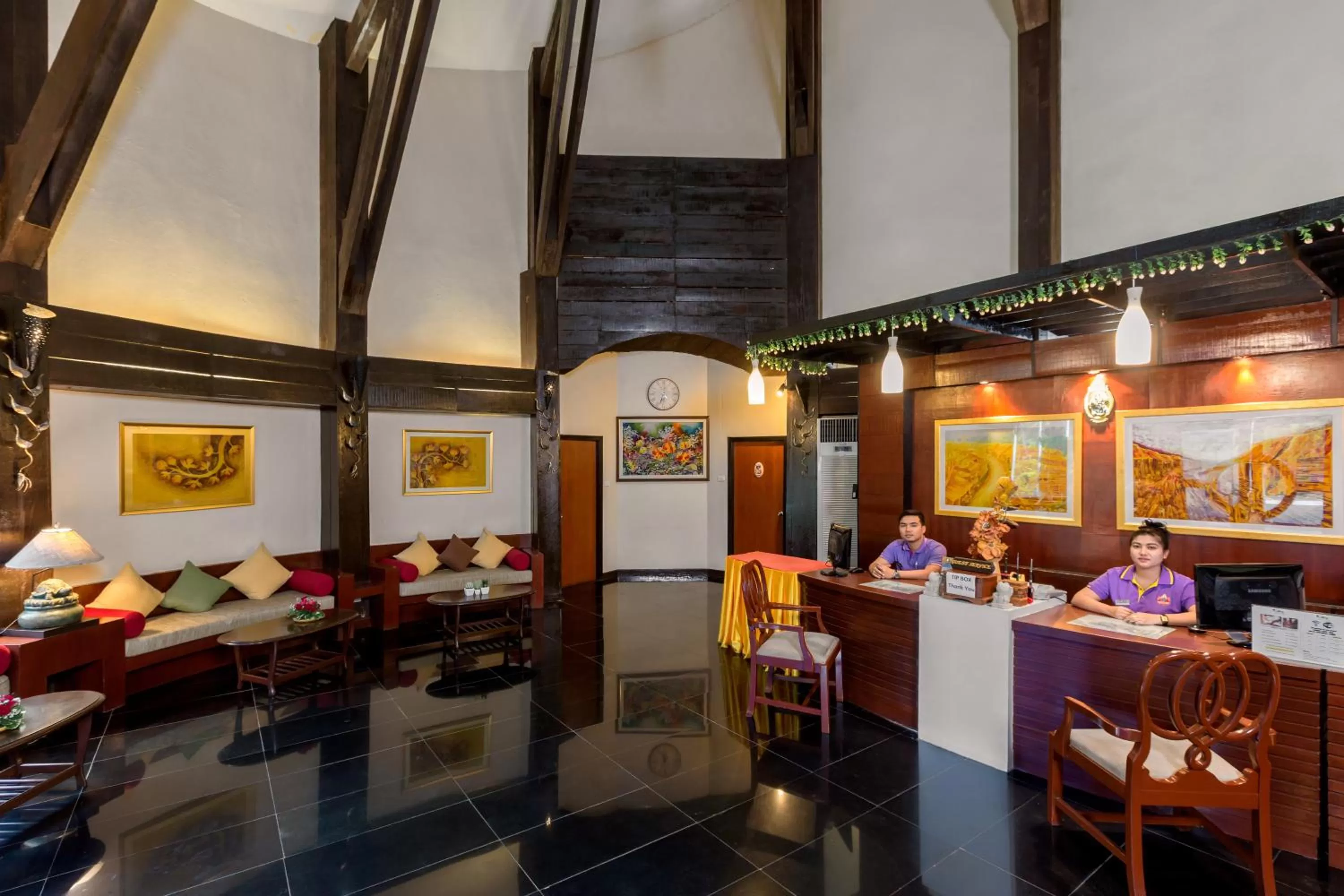 Lobby or reception in Ao Nang Timber House