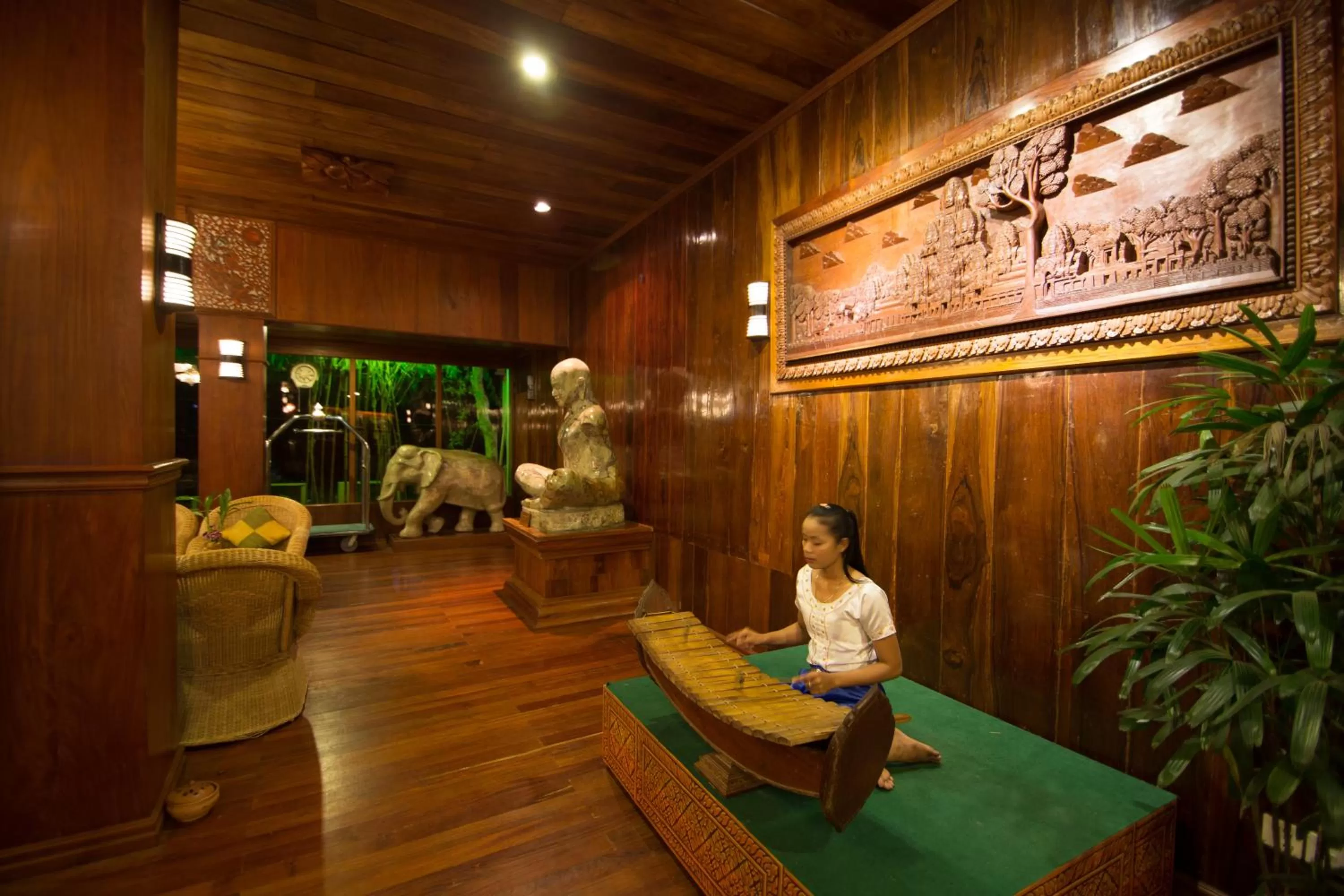 Lobby or reception in Ta Prohm Hotel & Spa