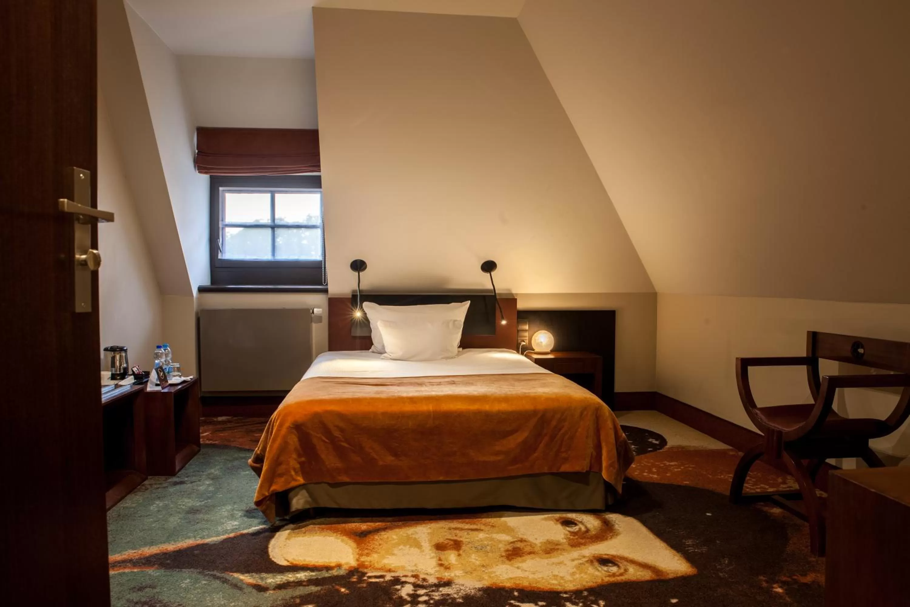 Bed in Hotel Krasicki