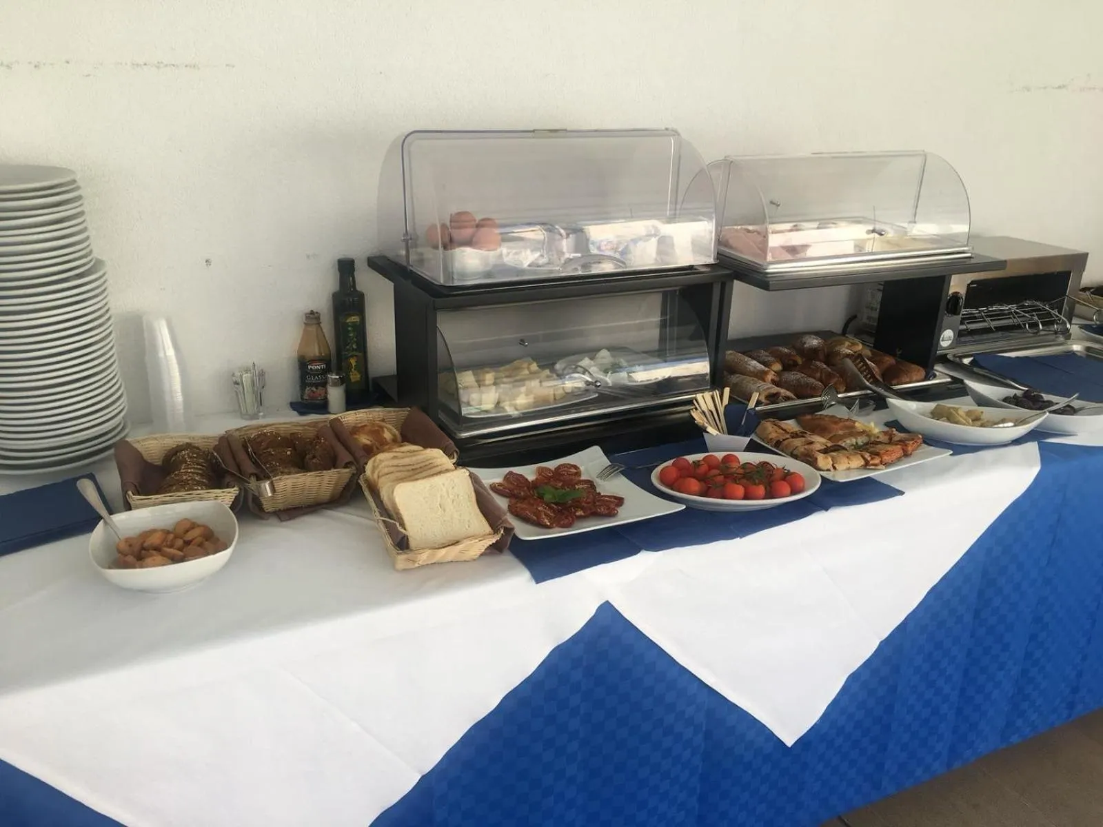 Continental breakfast in Hotel Miramare