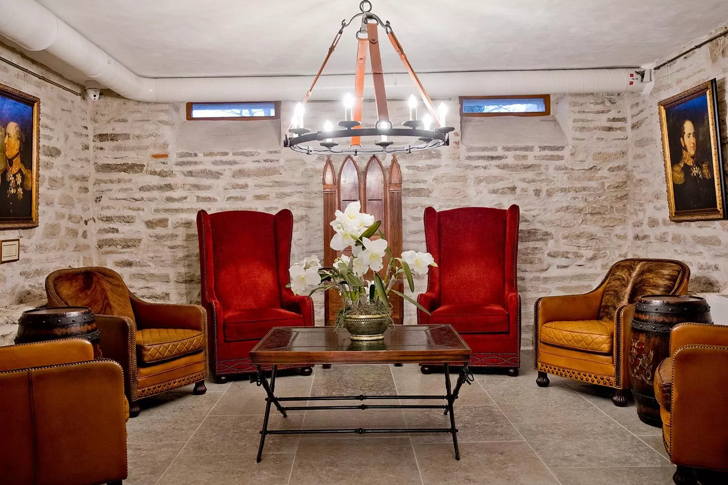 Seating area in Schloss Fall, Keila-Joa