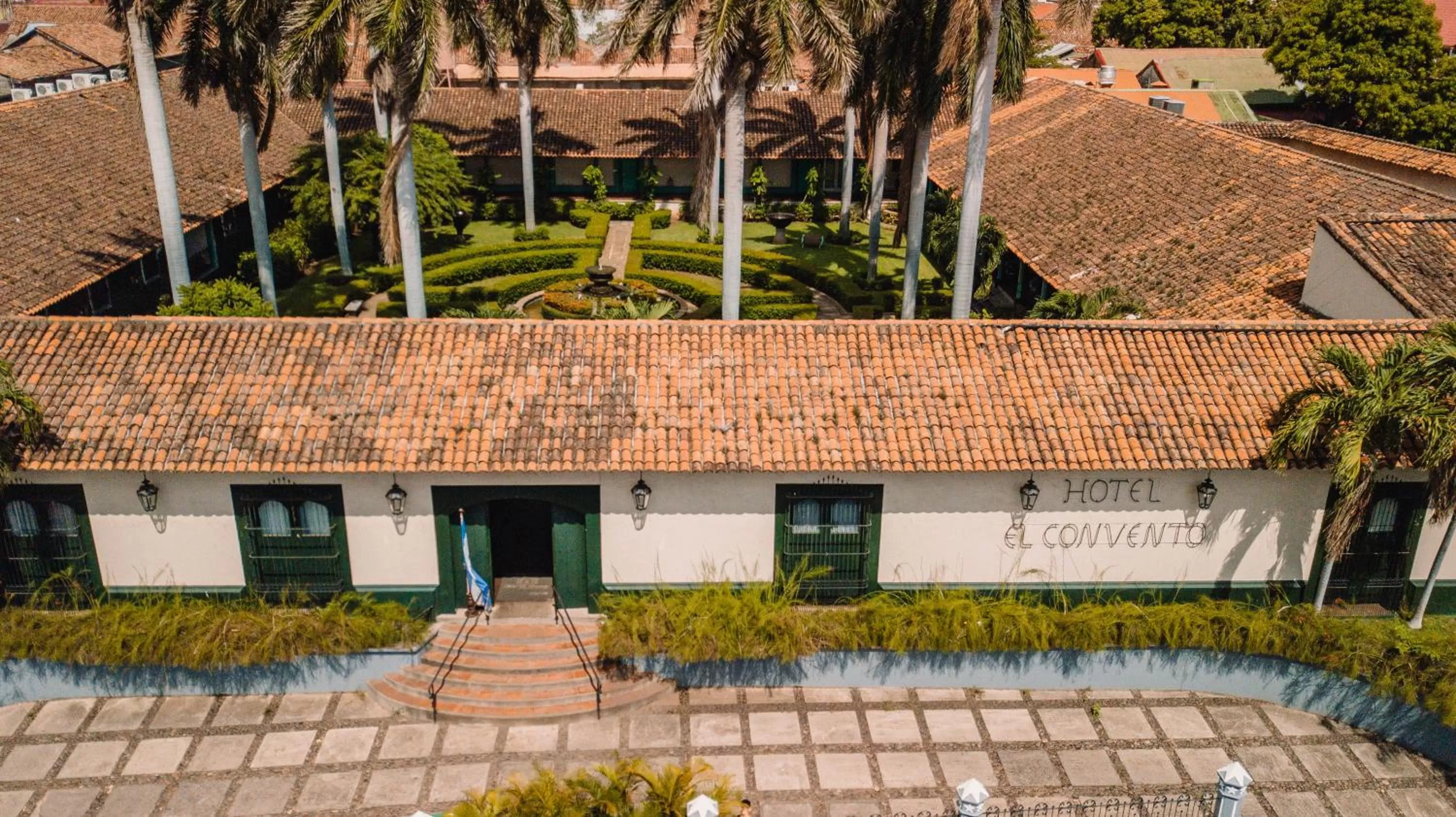 Property building, Bird's-eye View in Hotel El Convento Leon Nicaragua